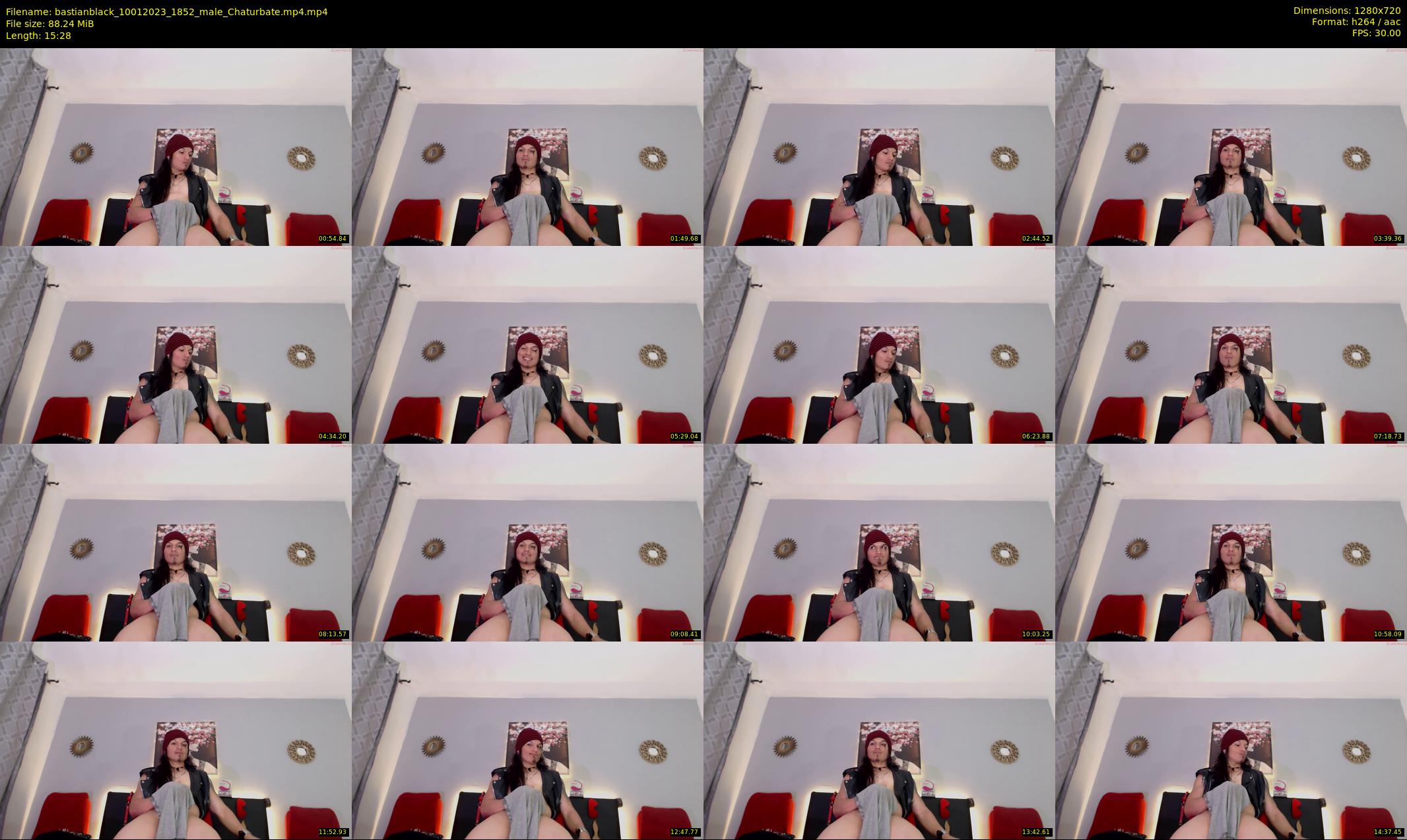 bastianblack — 16 minute Chaturbate male cam show recording, 720p, Jan 10, 2023