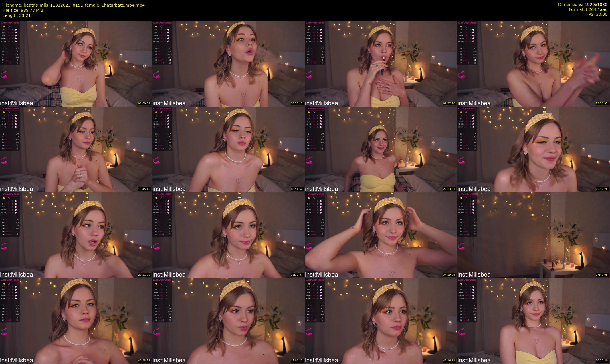 beatris_mils — 54 minute Chaturbate female cam show recording, 1080p, Jan 11, 2023