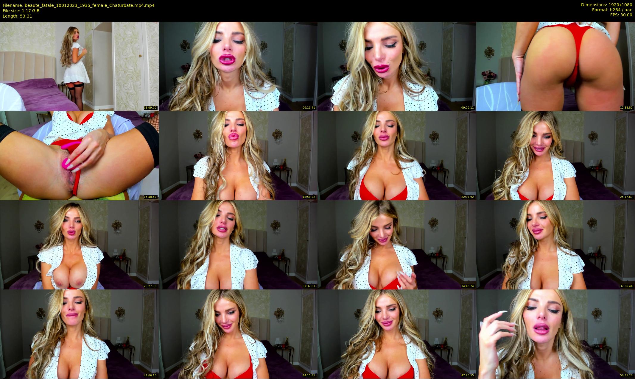 beaute_fatale — 54 minute Chaturbate female cam show recording, 1080p, Jan 10, 2023