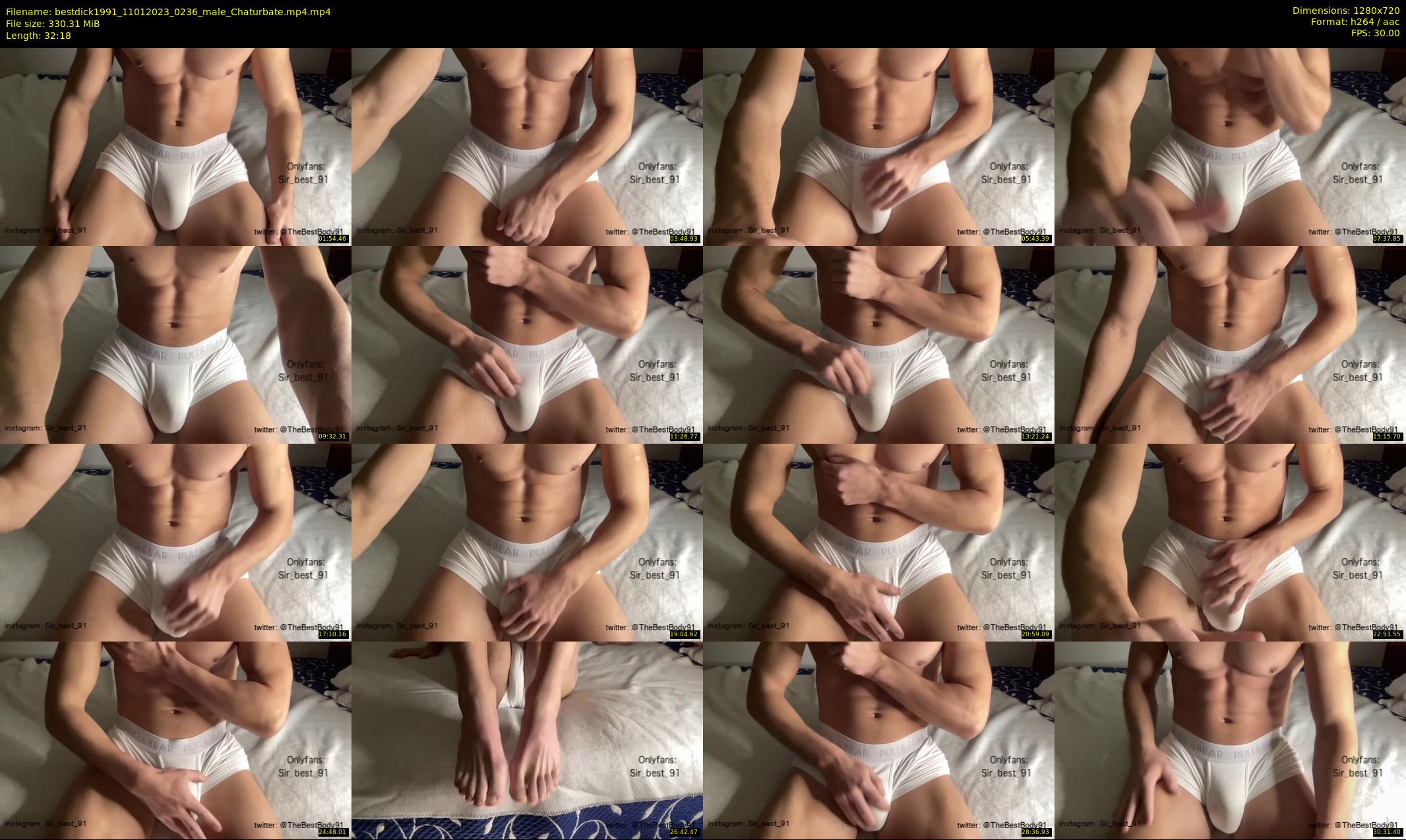 bestdick1991 — 33 minute Chaturbate male cam show recording, 720p, Jan 11, 2023