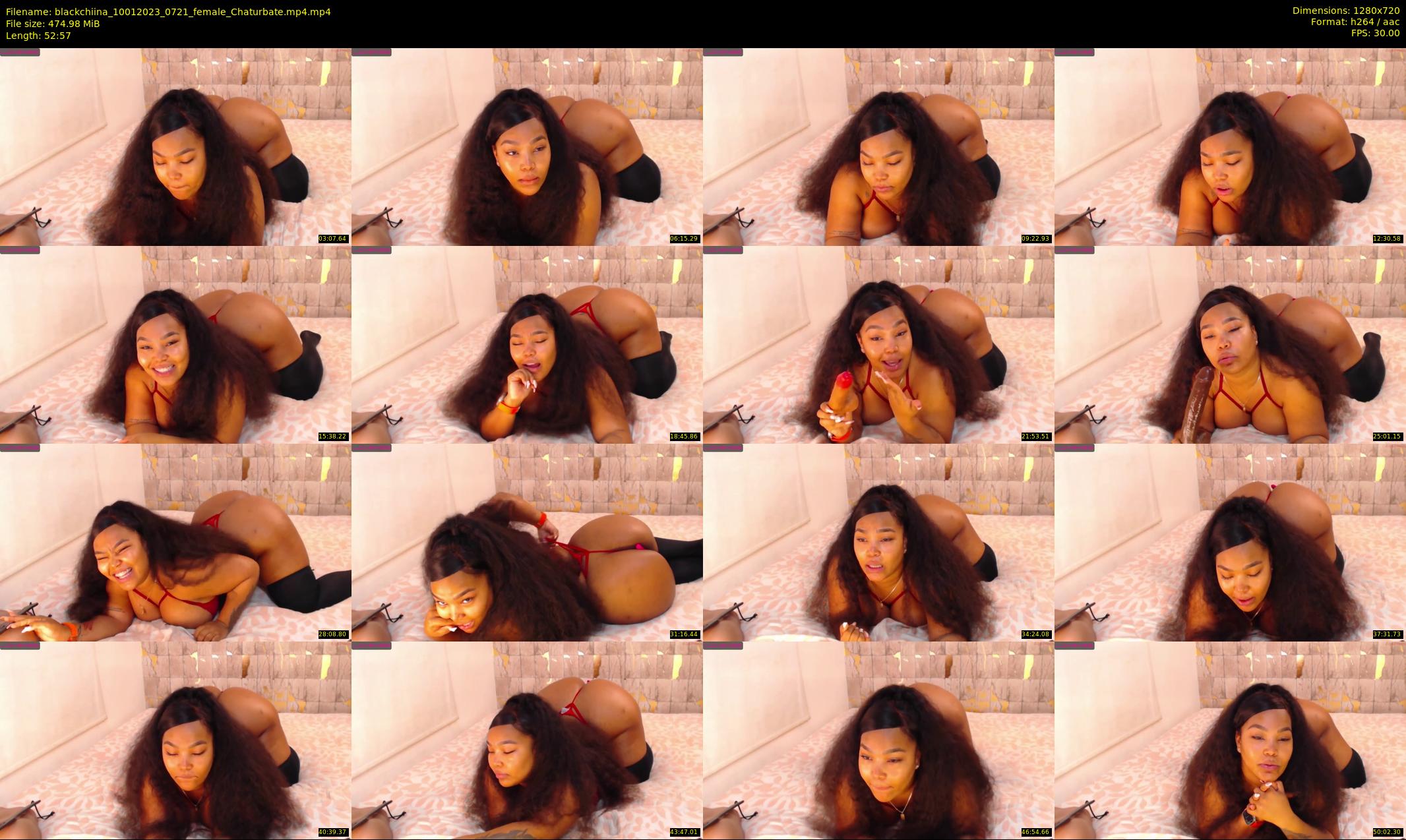 blackchiina — 53 minute Chaturbate female cam show recording, 720p, Jan 10, 2023