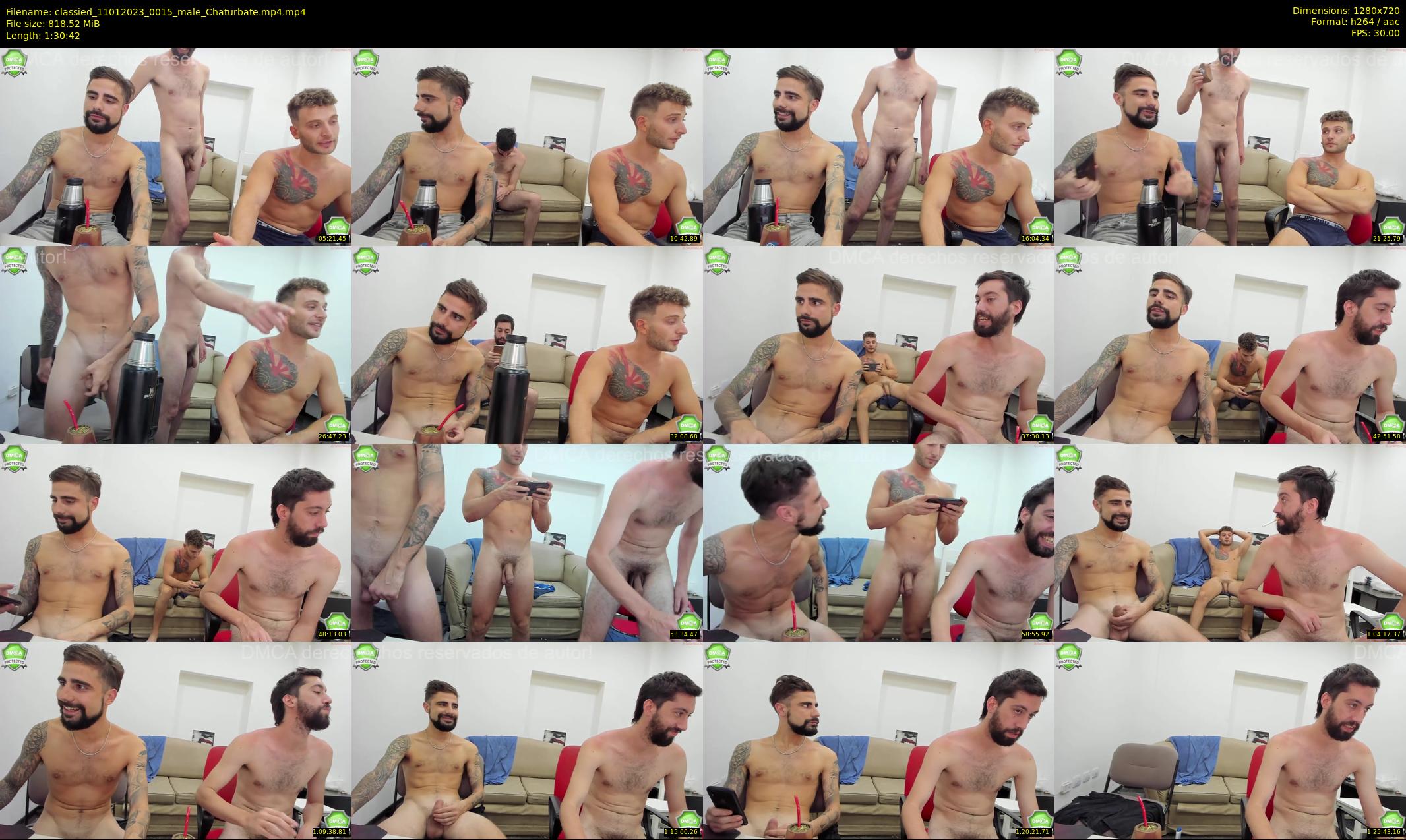 classied — 91 minute Chaturbate male cam show recording, 720p, Jan 11, 2023