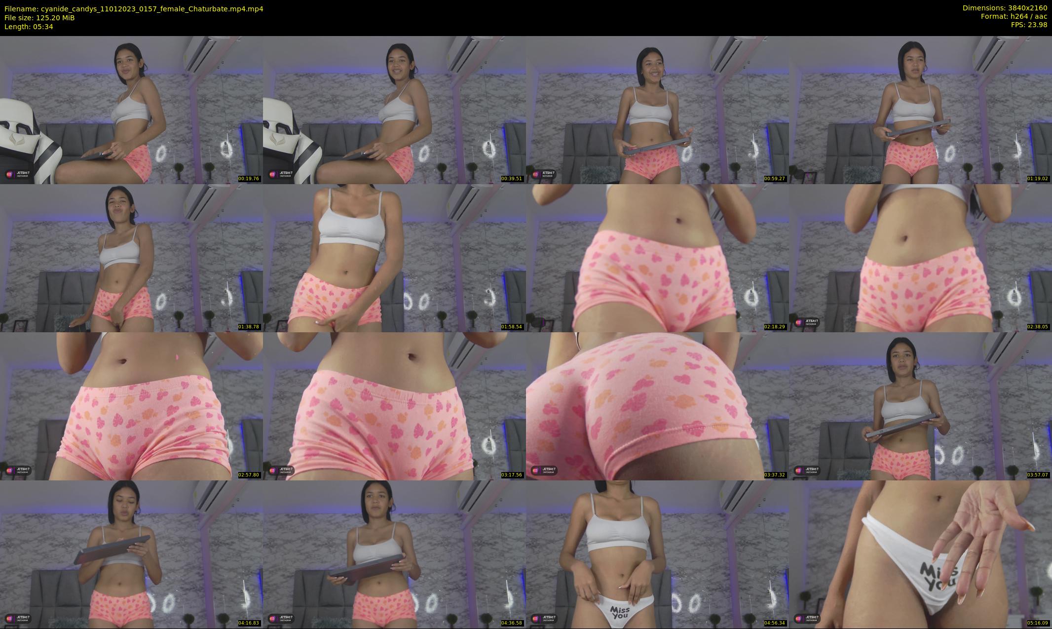 cyanide_candys — 6 minute Chaturbate female cam show recording, 4K, Jan 11, 2023