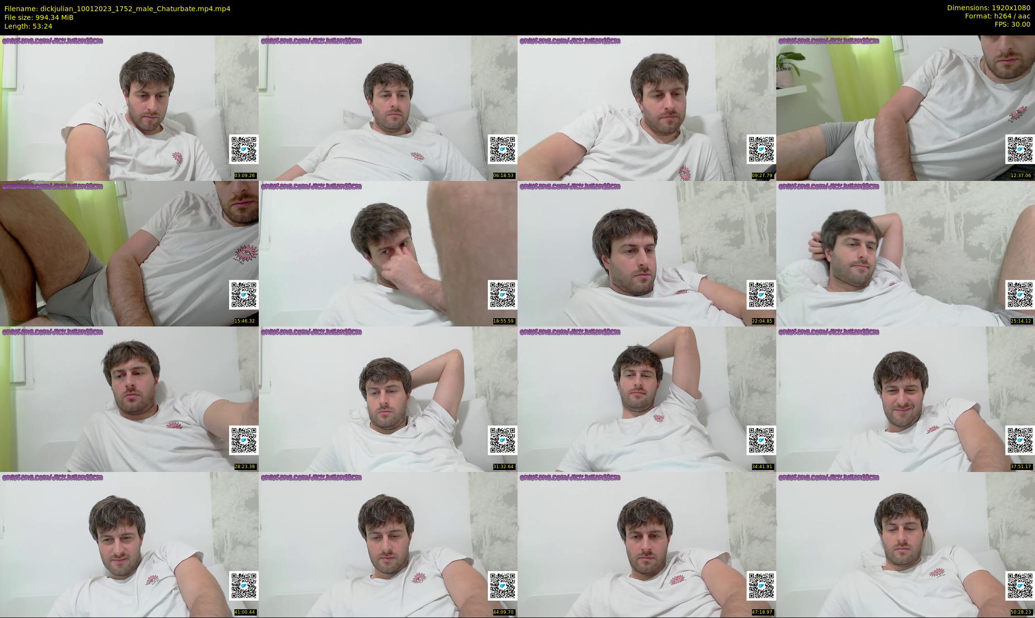 dickjulian — 54 minute Chaturbate male cam show recording, 1080p, Jan 10, 2023