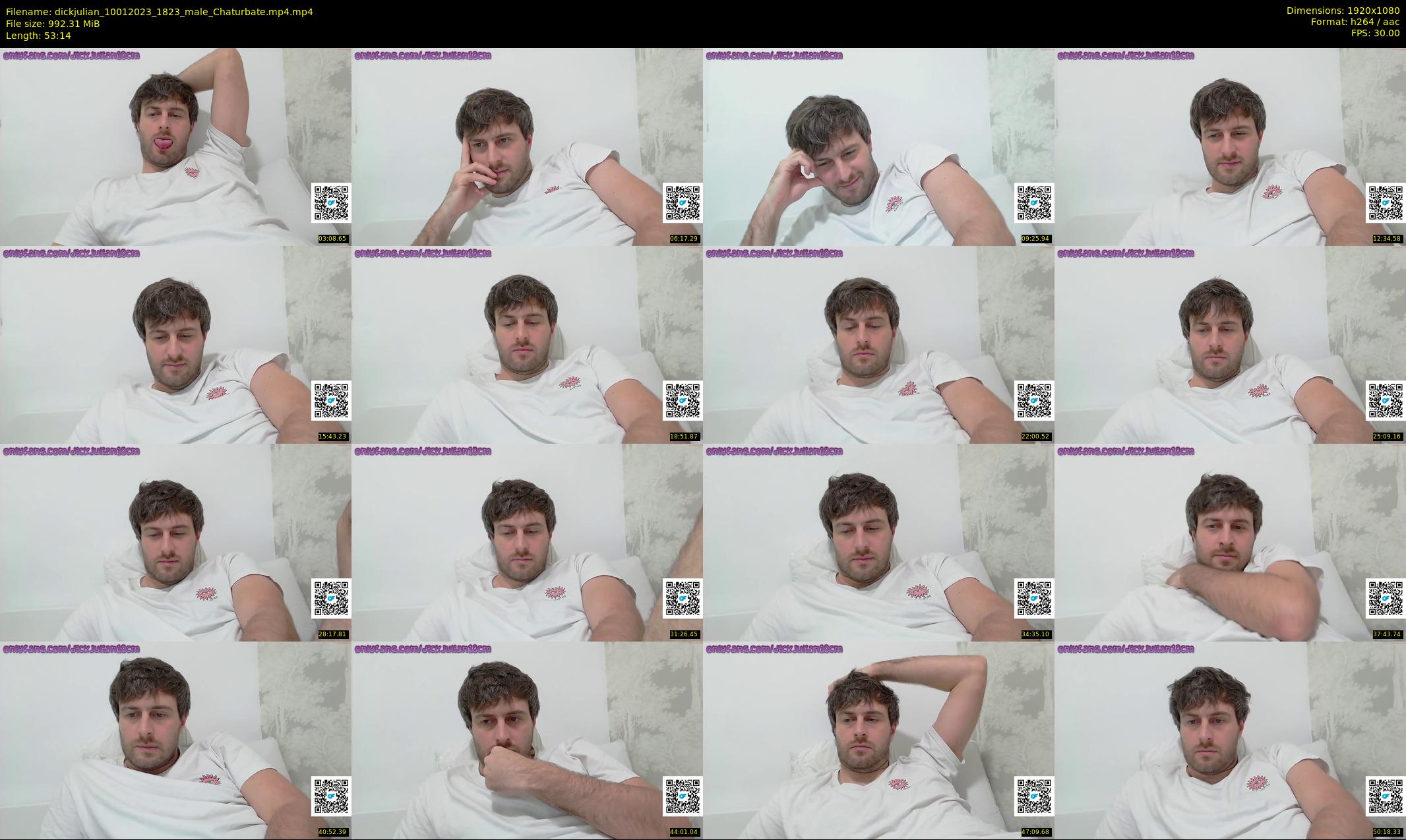dickjulian — 54 minute Chaturbate male cam show recording, 1080p, Jan 10, 2023