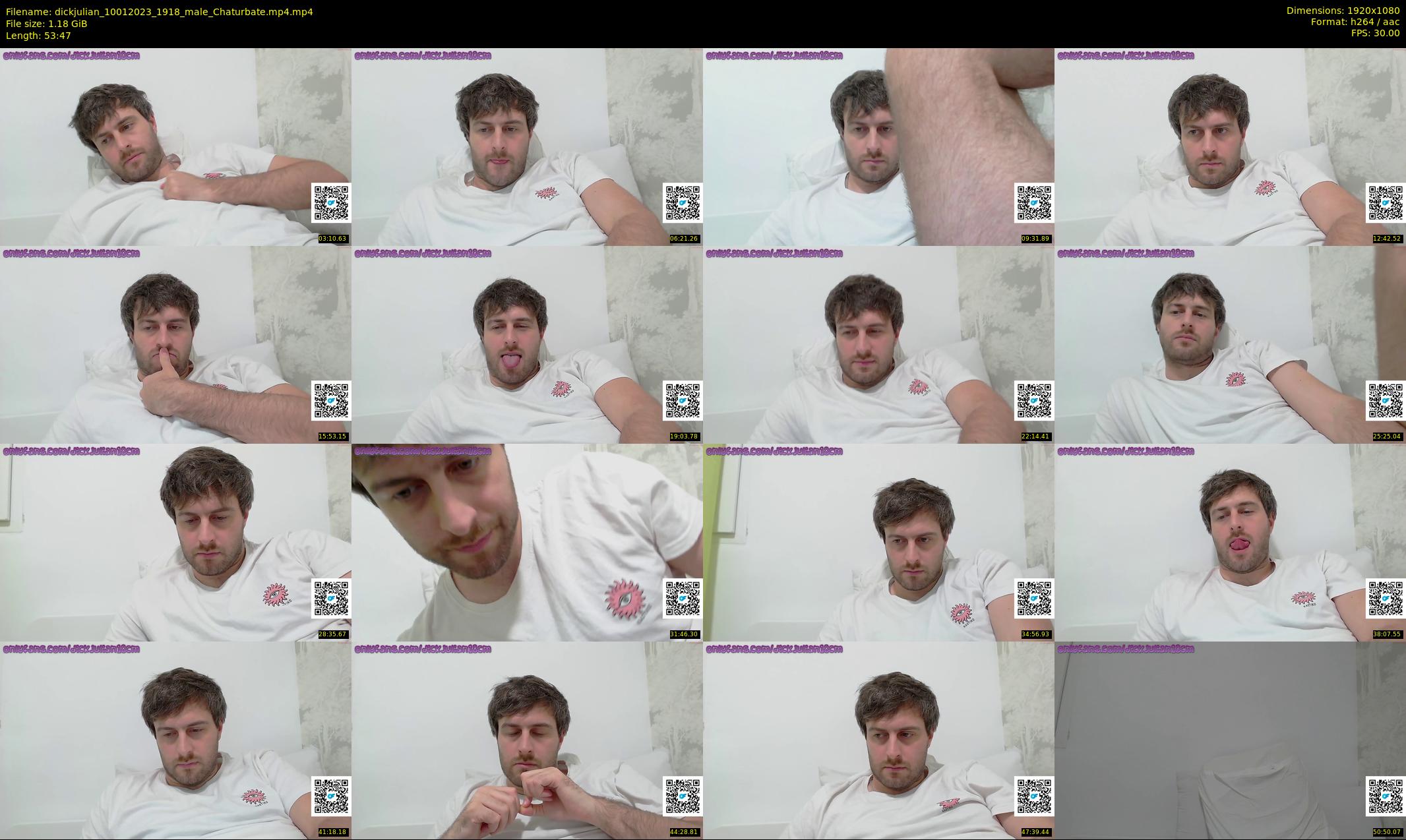 dickjulian — 54 minute Chaturbate male cam show recording, 1080p, Jan 10, 2023