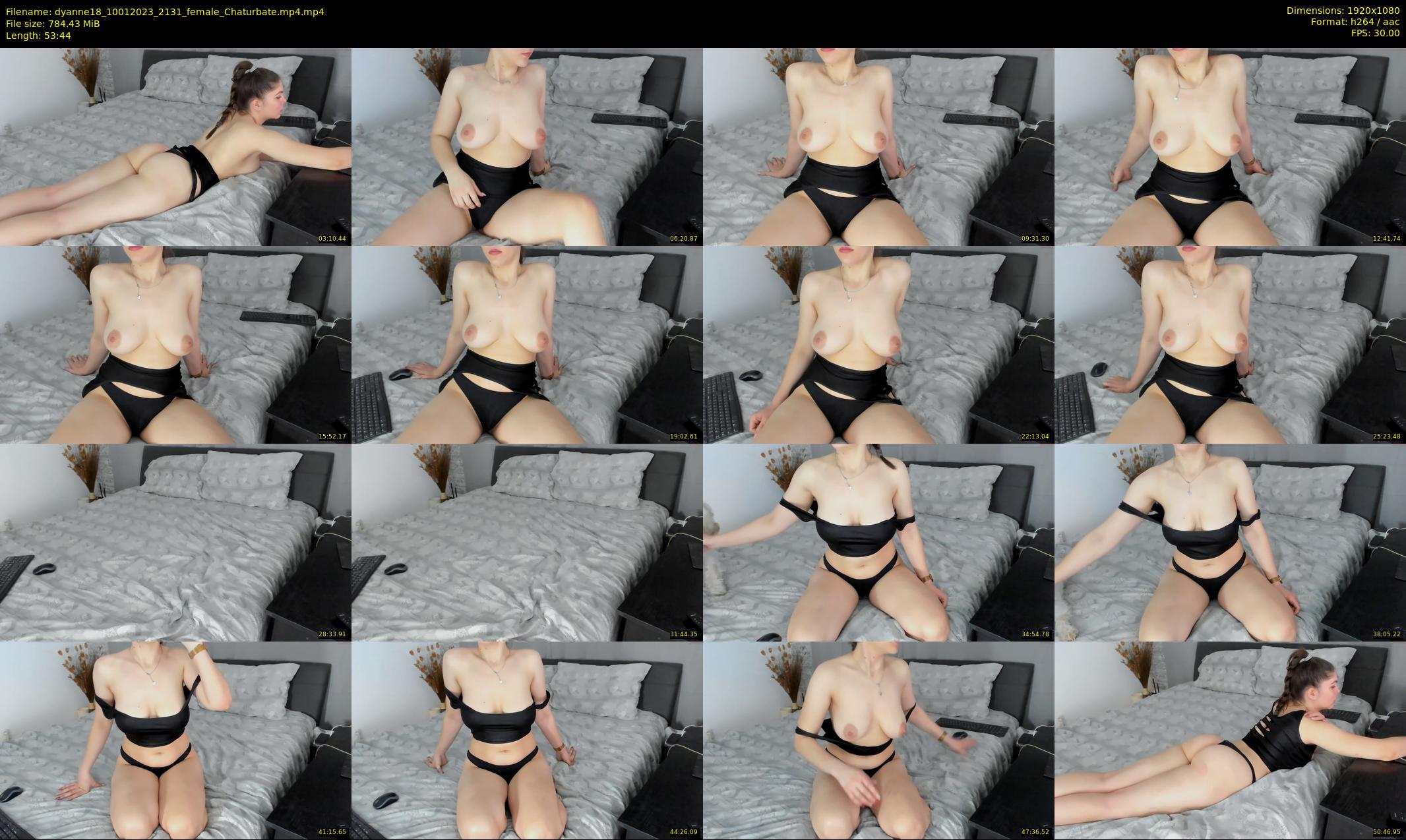 dyanne18 — 54 minute Chaturbate female cam show recording, 1080p, Jan 10, 2023