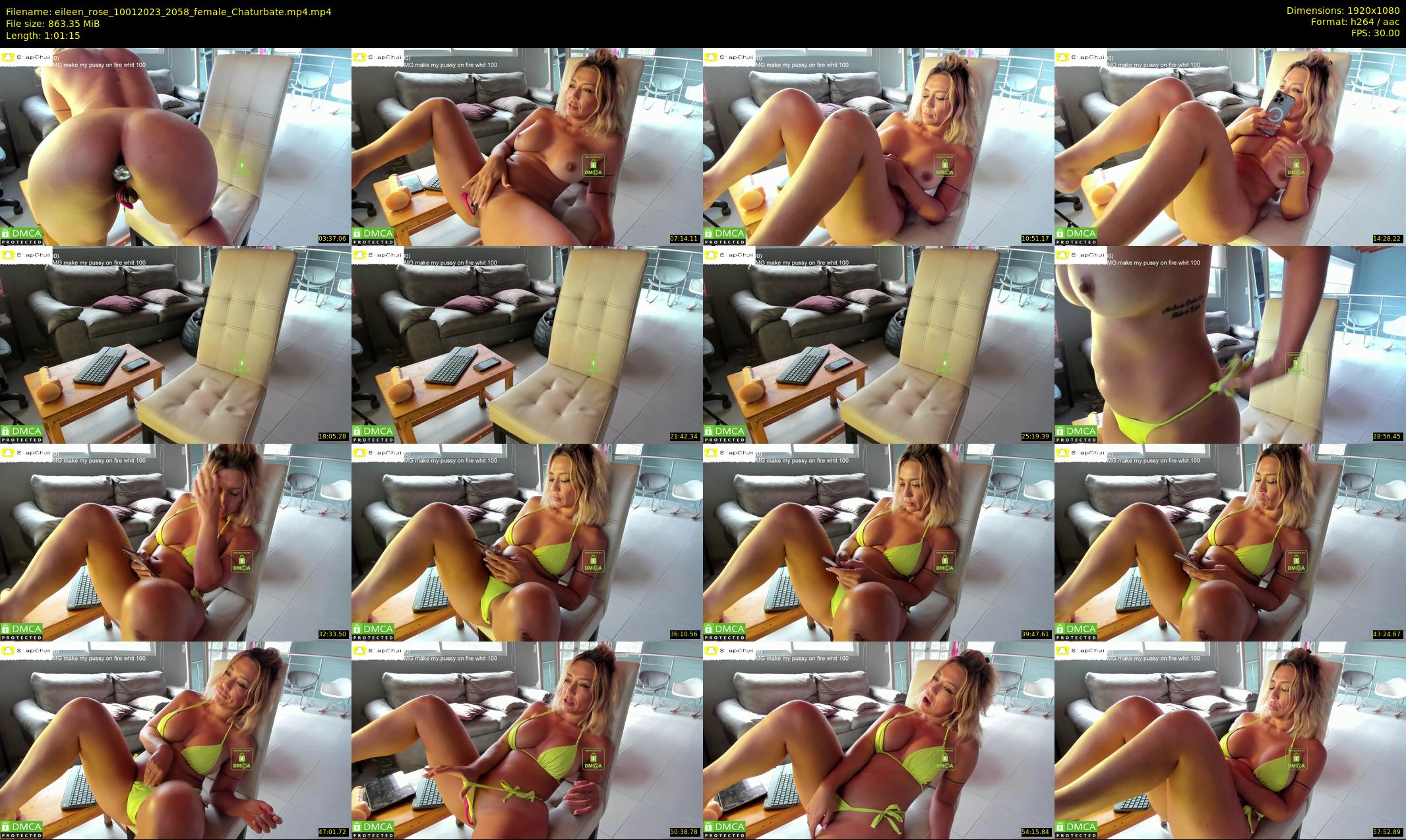 eileen_rose — 62 minute Chaturbate female cam show recording, 1080p, Jan 10, 2023