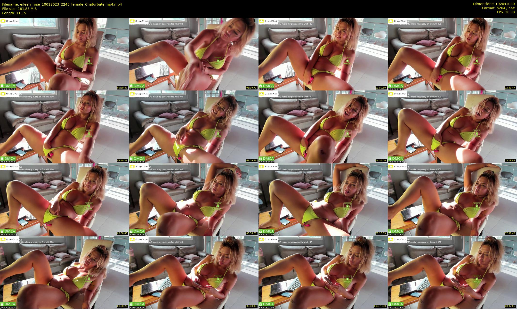 eileen_rose — 12 minute Chaturbate female cam show recording, 1080p, Jan 10, 2023