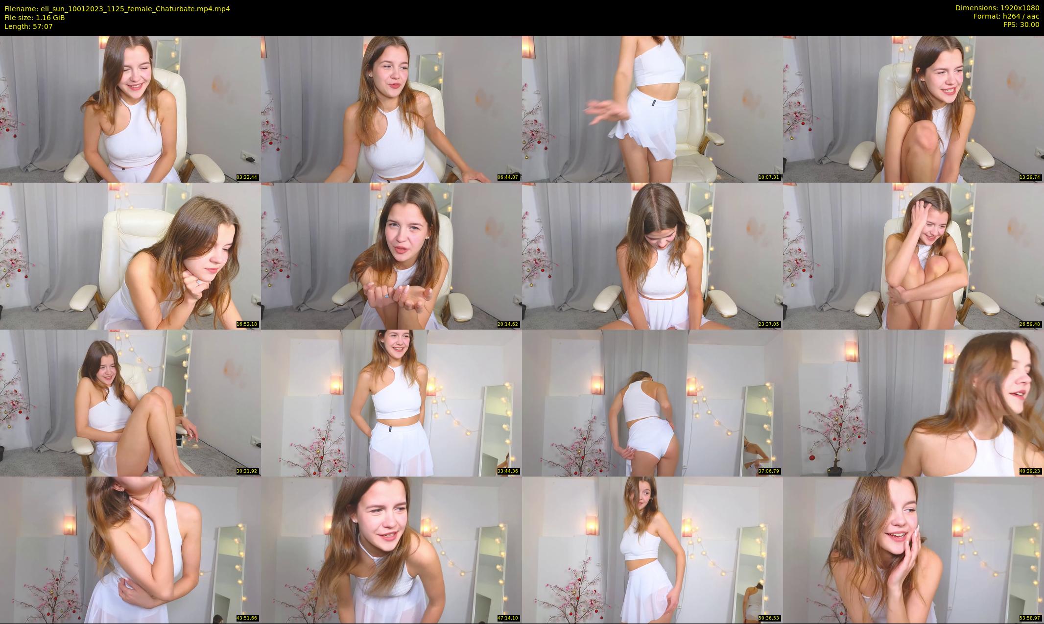 eli_sun — 58 minute Chaturbate female cam show recording, 1080p, Jan 10, 2023