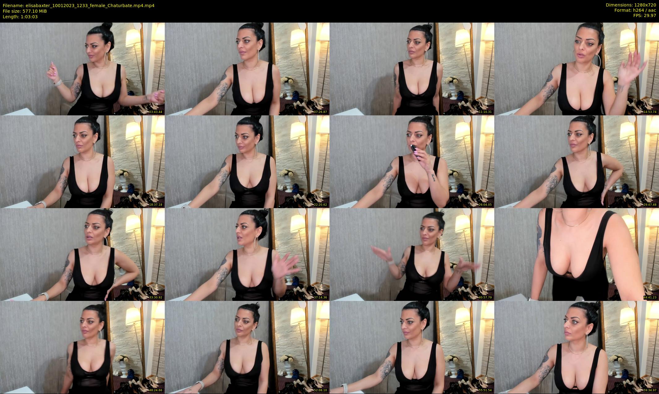 elisabaxter — 64 minute Chaturbate female cam show recording, 720p, Jan 10, 2023