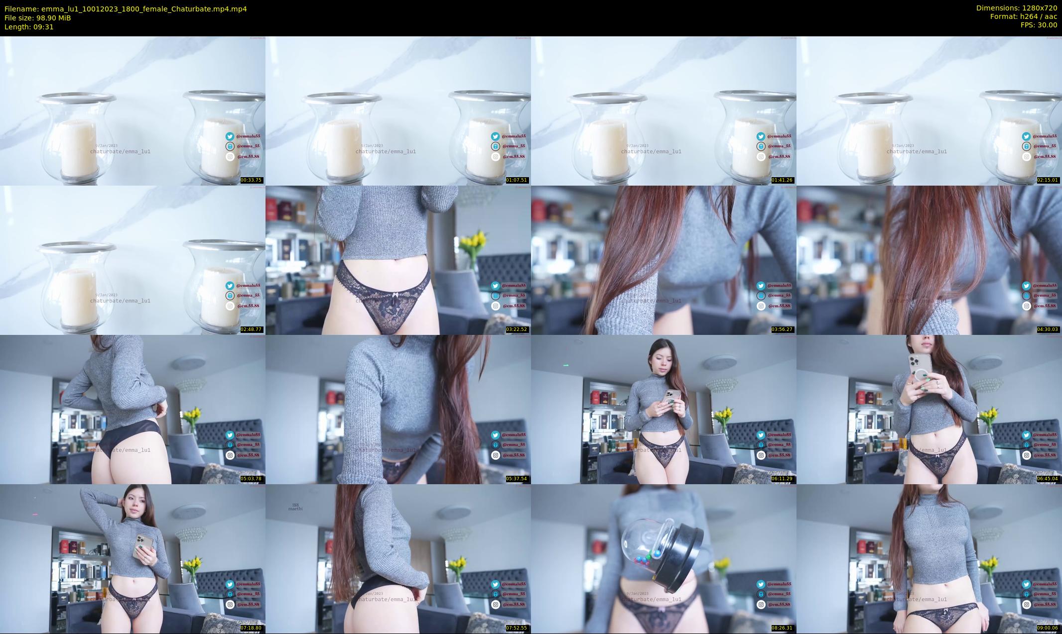 emma_lu1 — 10 minute Chaturbate female cam show recording, 720p, Jan 10, 2023