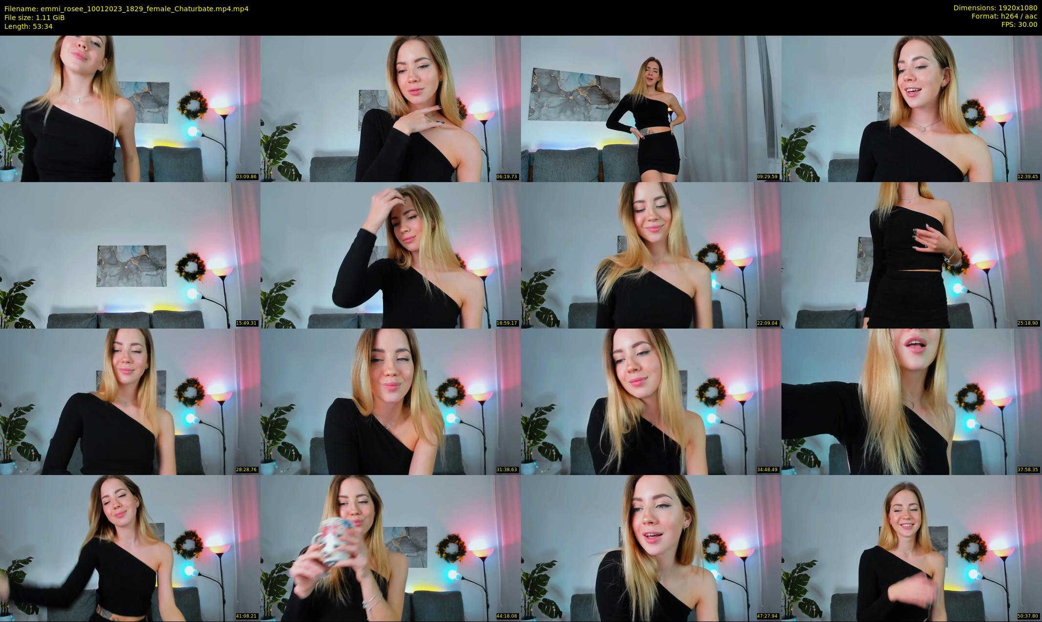 emmi_rosee — 54 minute Chaturbate female cam show recording, 1080p, Jan 10, 2023