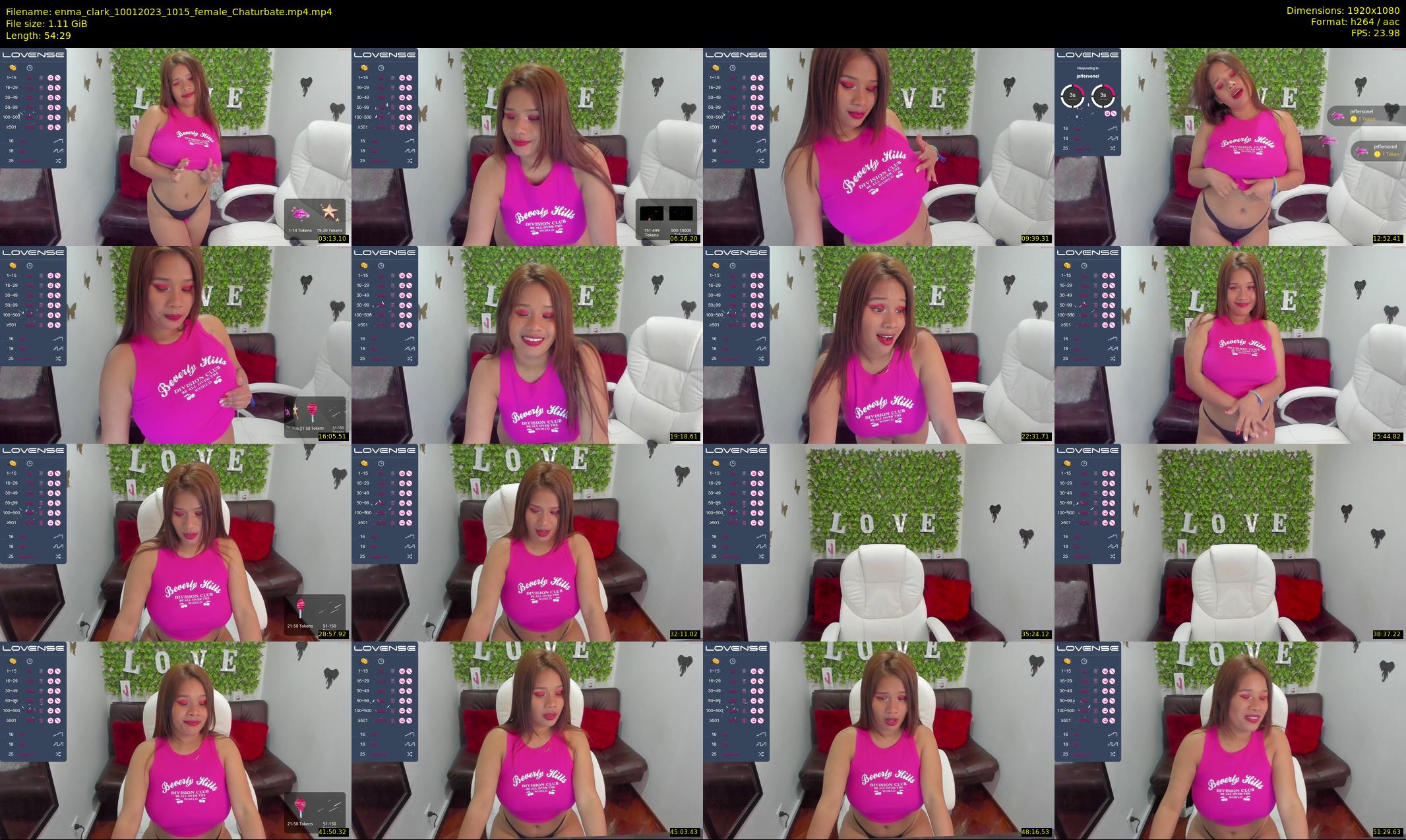 enma_clark — 55 minute Chaturbate female cam show recording, 1080p, Jan 10, 2023