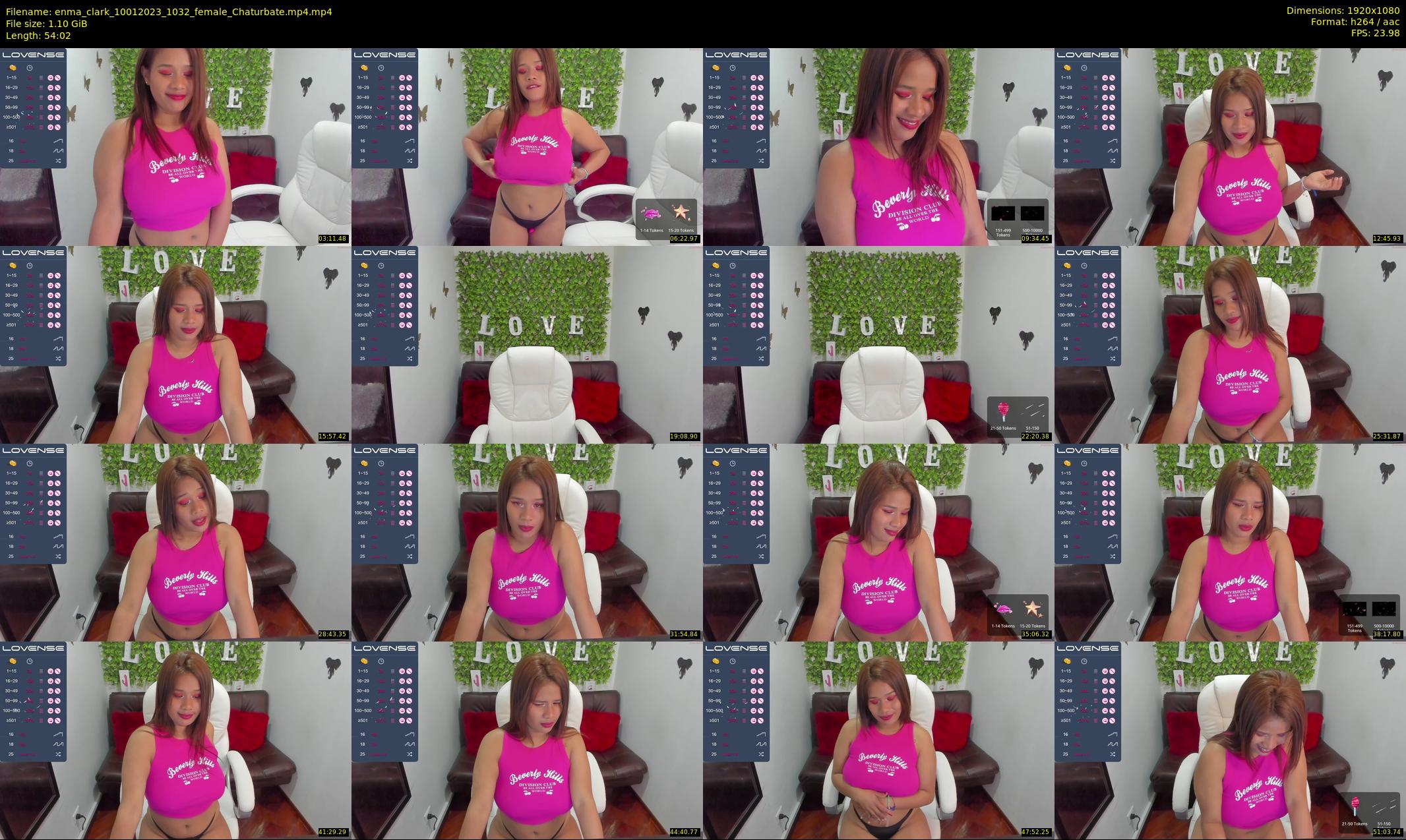 enma_clark — 55 minute Chaturbate female cam show recording, 1080p, Jan 10, 2023