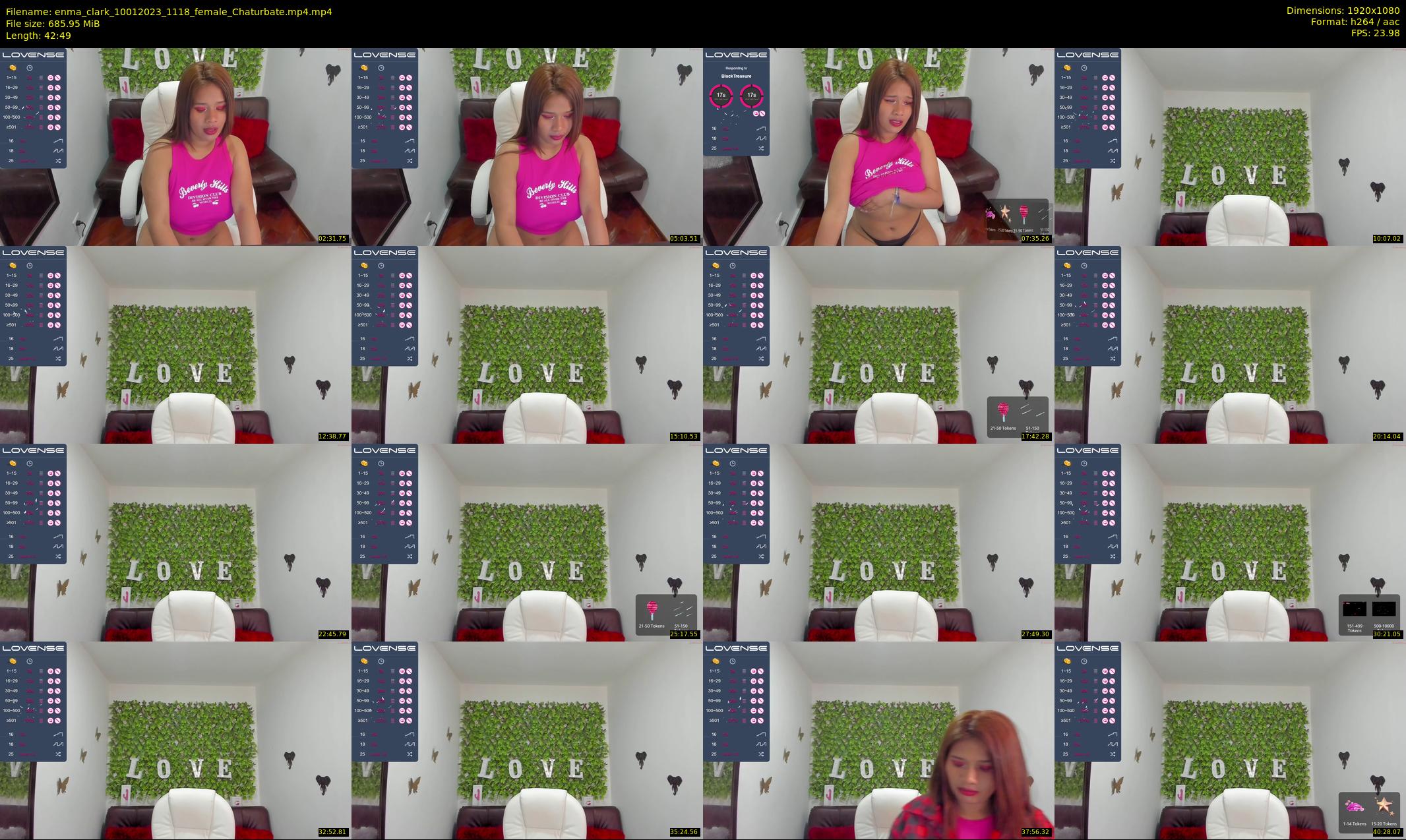 enma_clark — 43 minute Chaturbate female cam show recording, 1080p, Jan 10, 2023