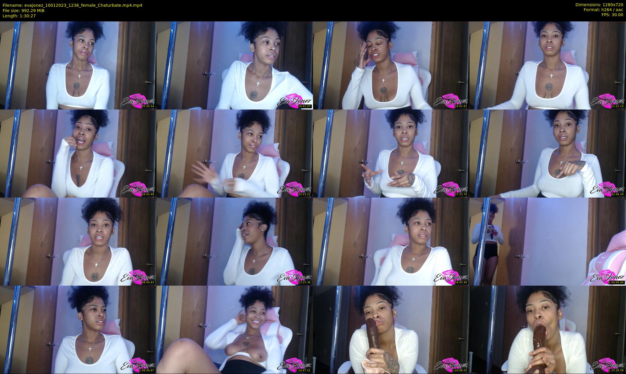 evajonez — 91 minute Chaturbate female cam show recording, 720p, Jan 10, 2023
