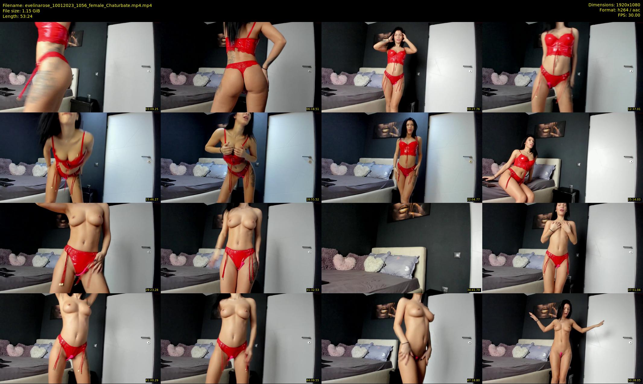 evelinarose — 54 minute Chaturbate female cam show recording, 1080p, Jan 10, 2023