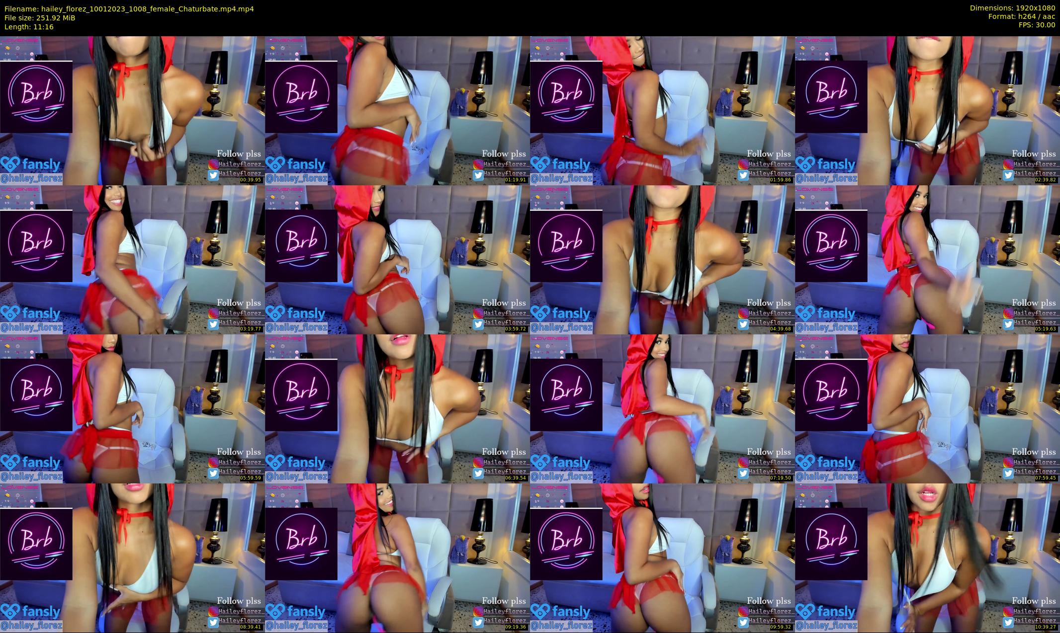 hailey_florez — 12 minute Chaturbate female cam show recording, 1080p, Jan 10, 2023
