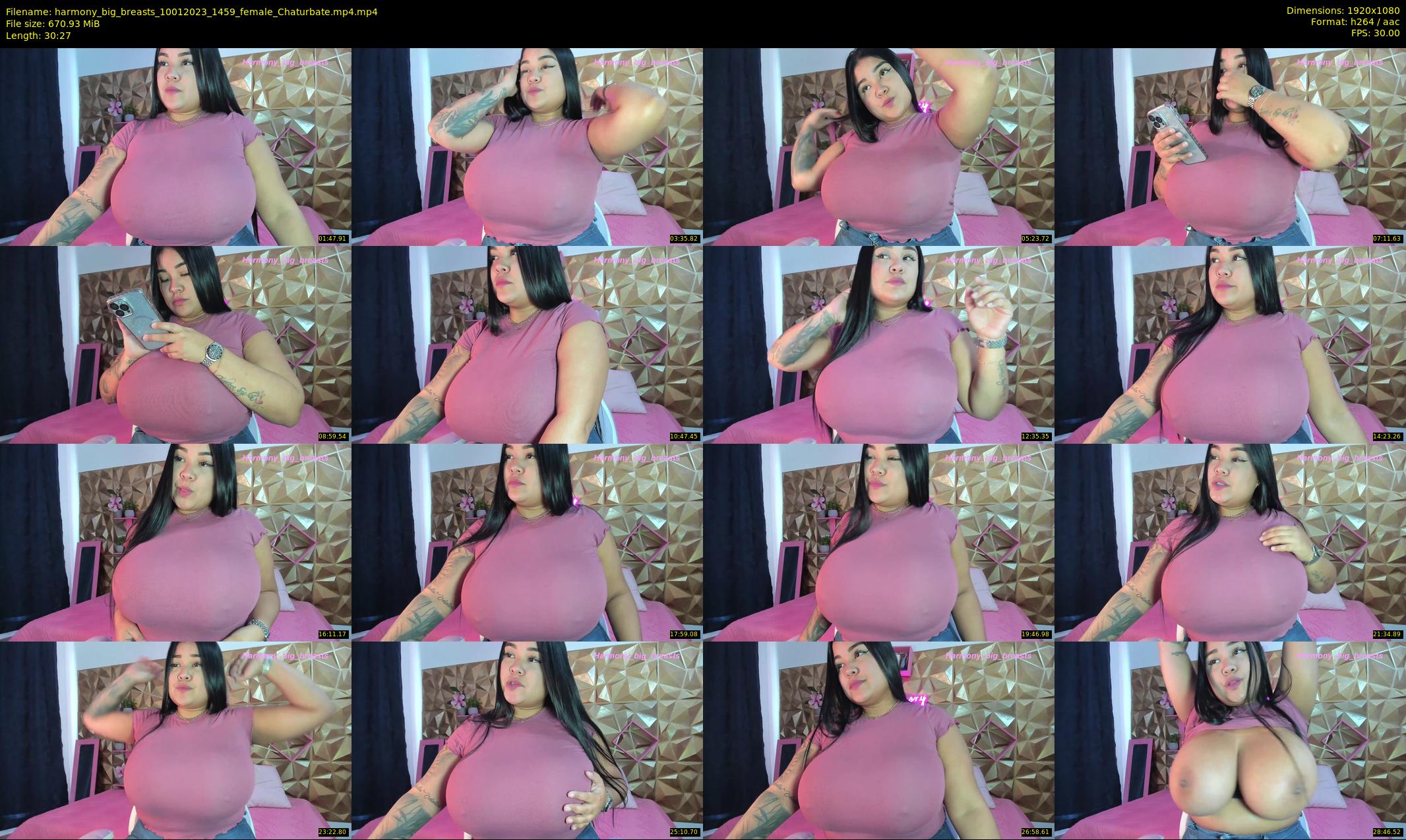 harmony_big_breasts — 31 minute Chaturbate female cam show recording, 1080p, Jan 10, 2023