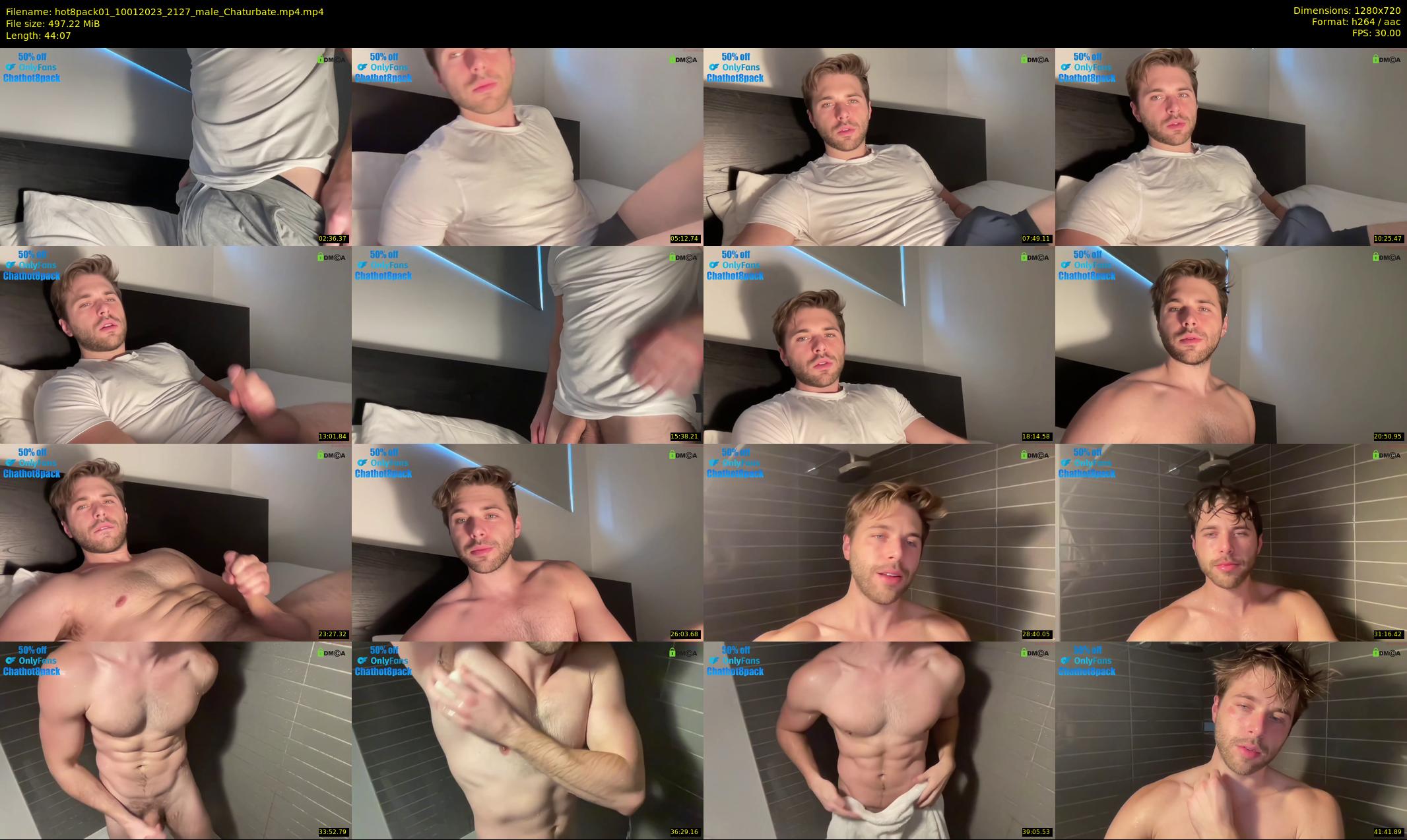 hot8pack01 — 45 minute Chaturbate male cam show recording, 720p, Jan 10, 2023