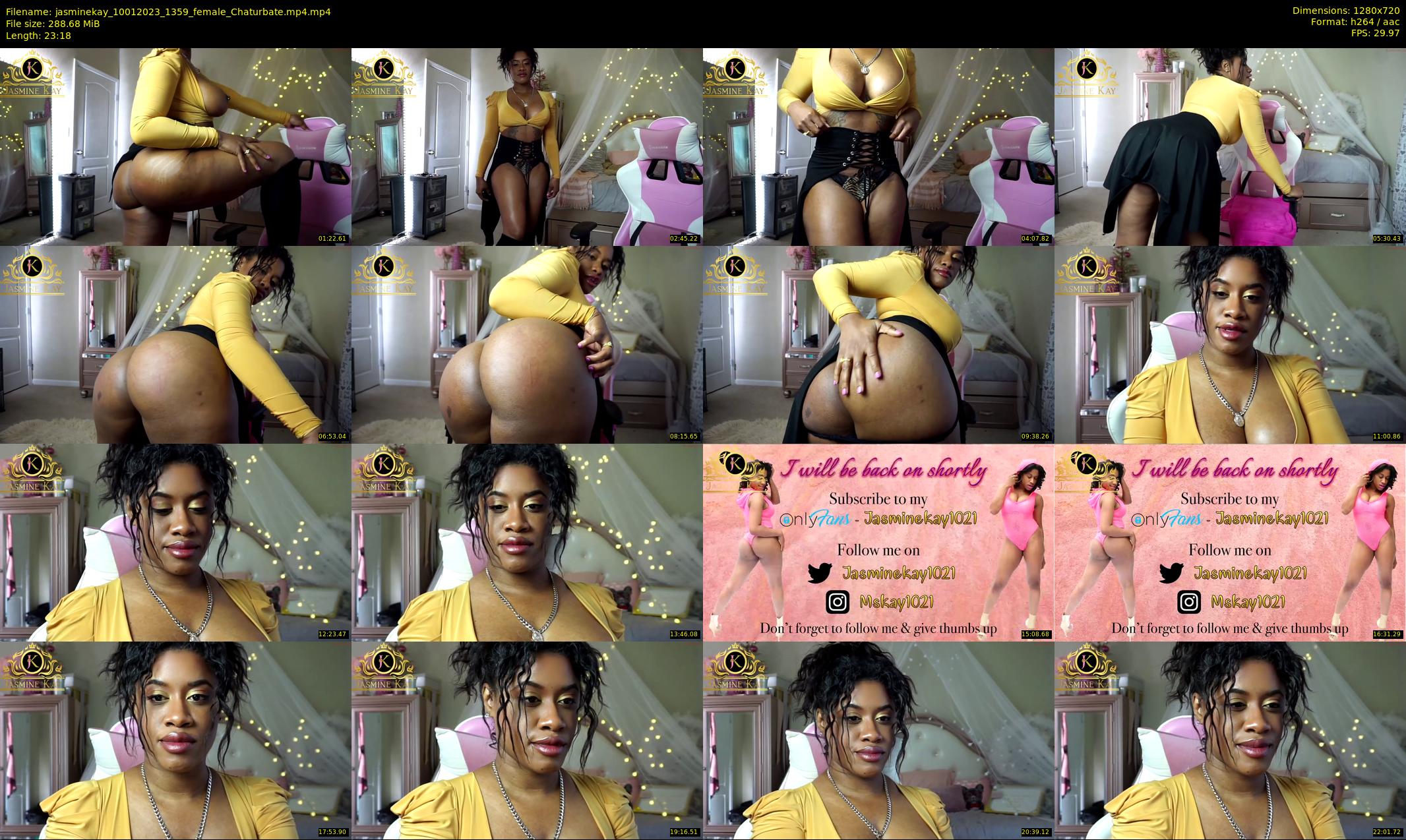 jasminekay — 24 minute Chaturbate female cam show recording, 720p, Jan 10, 2023