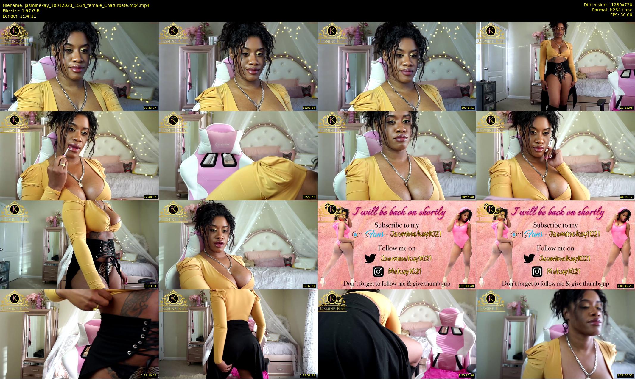 jasminekay — 95 minute Chaturbate female cam show recording, 720p, Jan 10, 2023