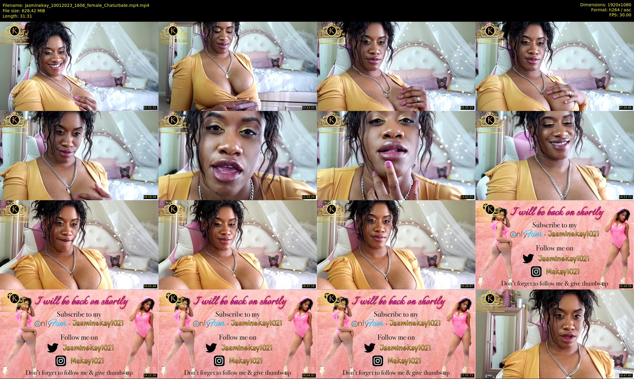 jasminekay — 32 minute Chaturbate female cam show recording, 1080p, Jan 10, 2023