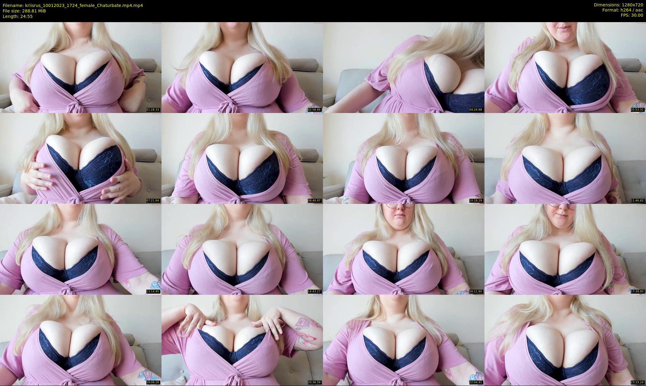 kriisrus — 25 minute Chaturbate female cam show recording, 720p, Jan 10, 2023