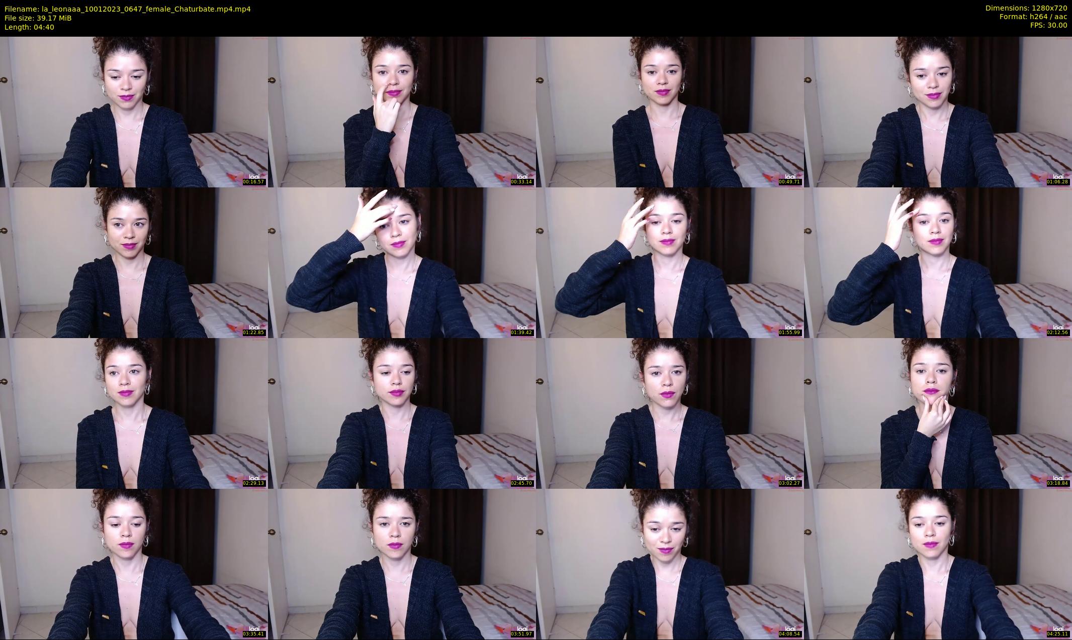 la_leonaaa — 5 minute Chaturbate female cam show recording, 720p, Jan 10, 2023