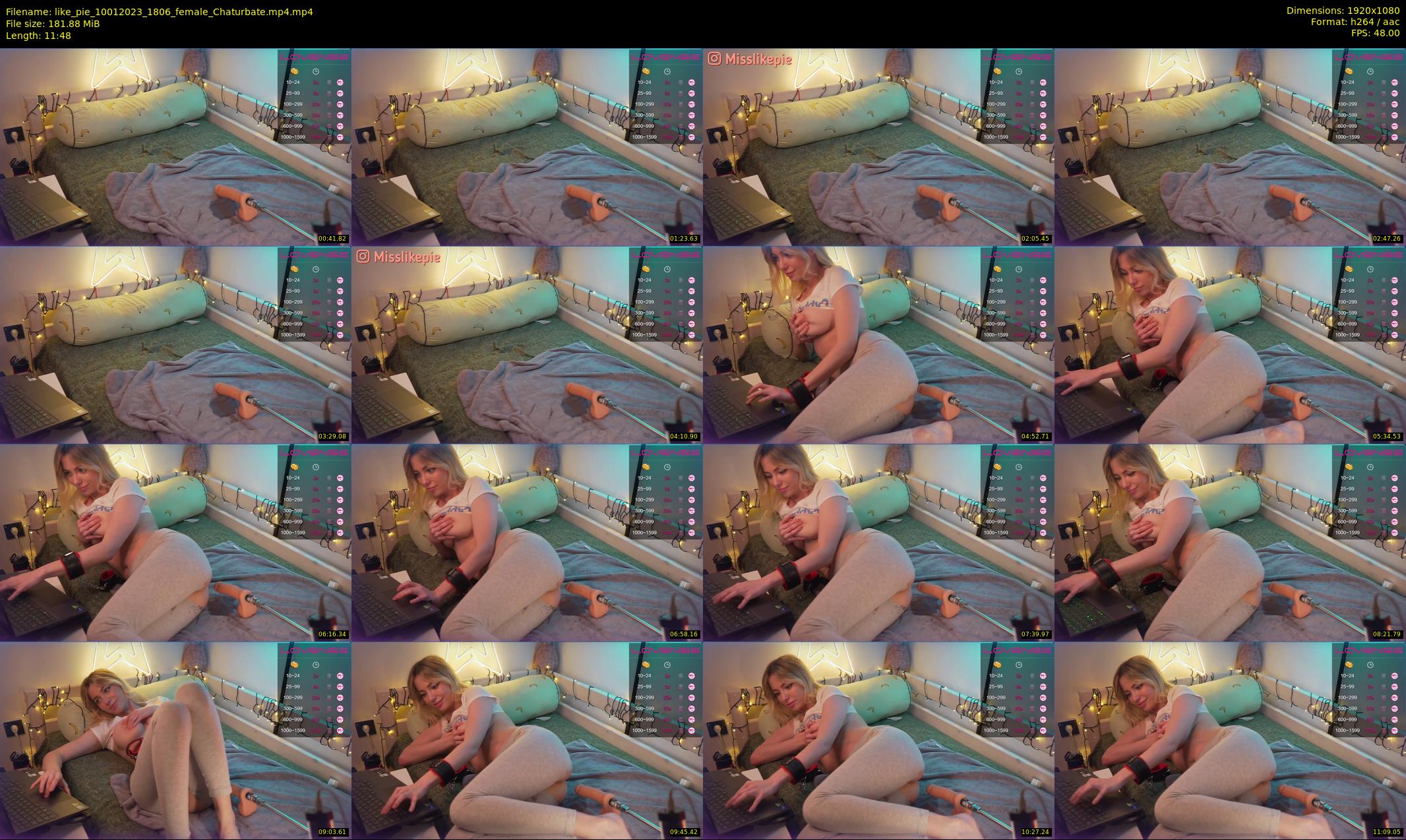 like_pie — 12 minute Chaturbate couple cam show recording, 1080p, Jan 10, 2023