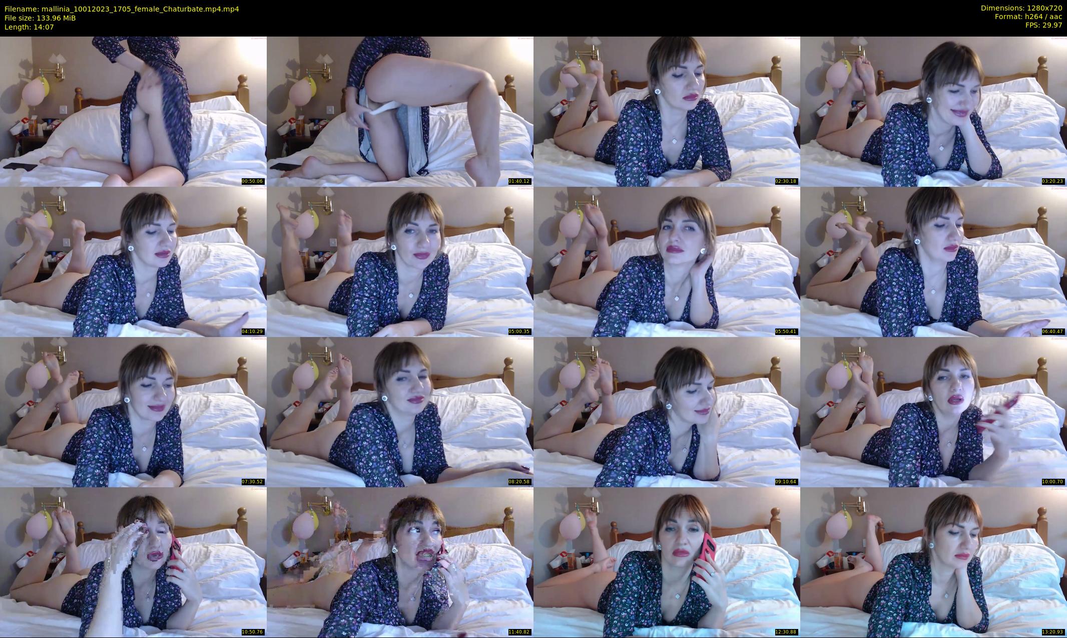 mallinia — 15 minute Chaturbate female cam show recording, 720p, Jan 10, 2023