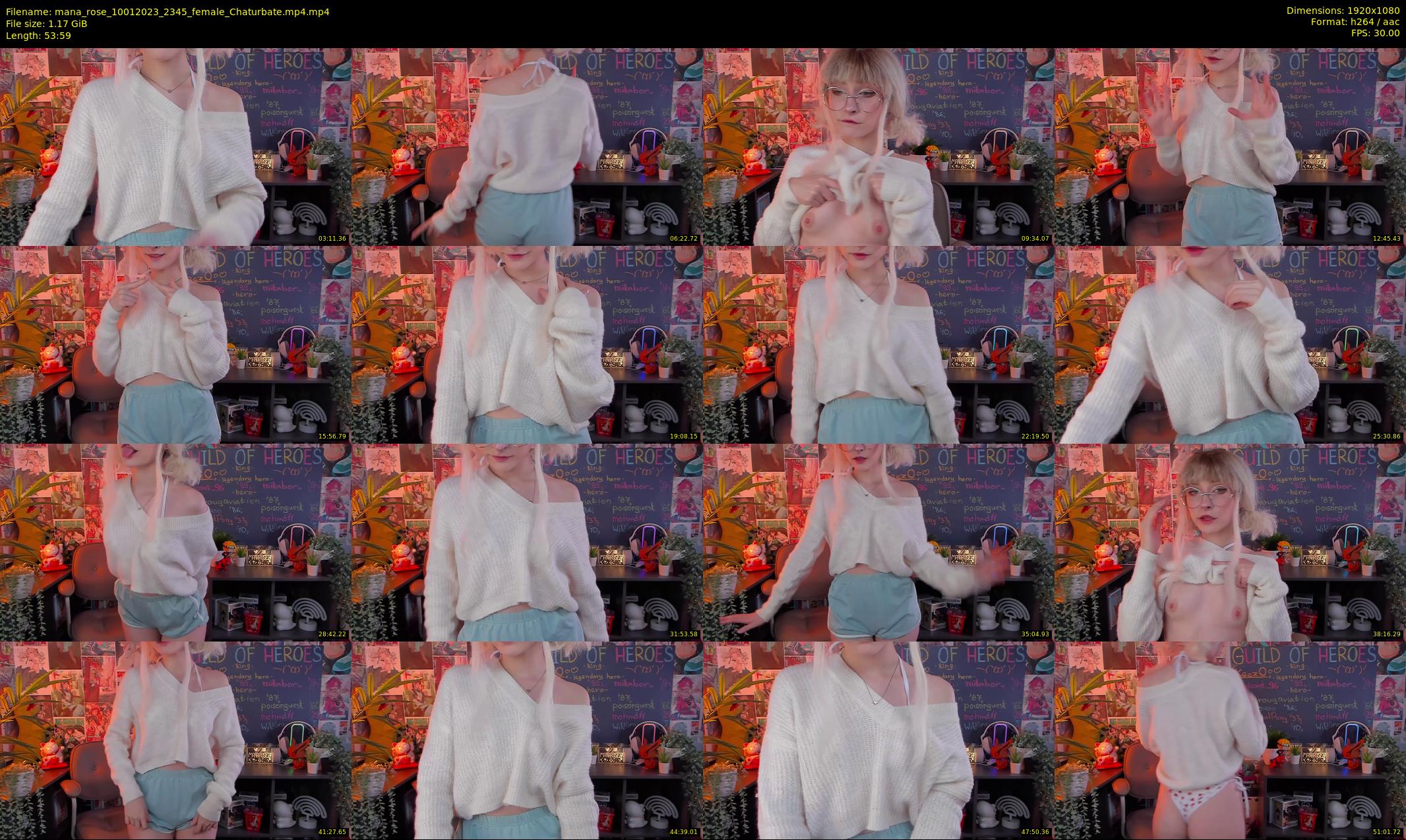 mana_rose — 54 minute Chaturbate female cam show recording, 1080p, Jan 10, 2023