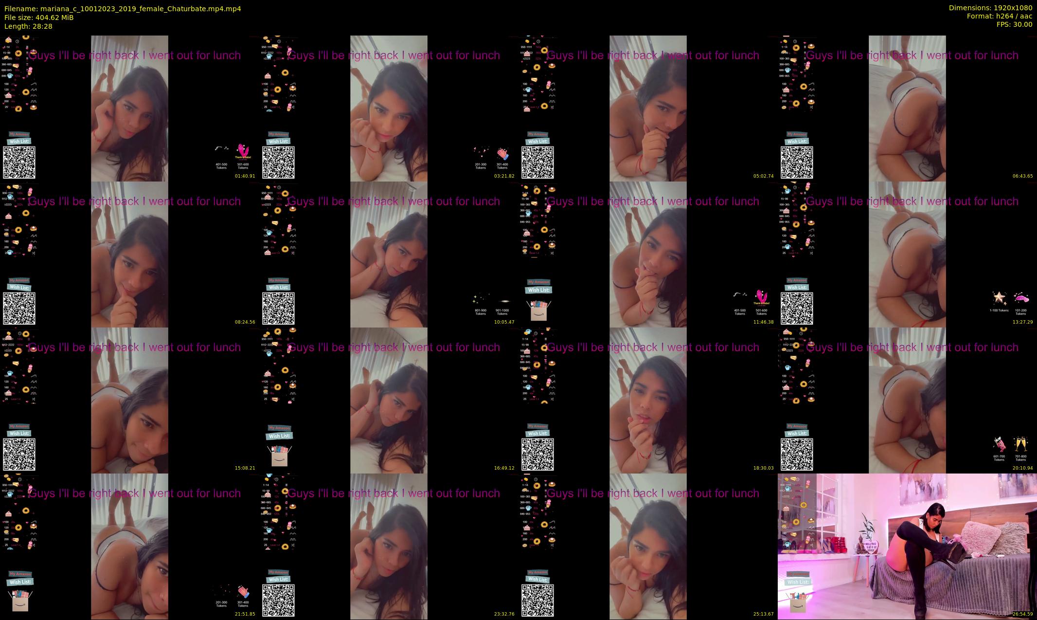 mariana_c — 29 minute Chaturbate female cam show recording, 1080p, Jan 10, 2023