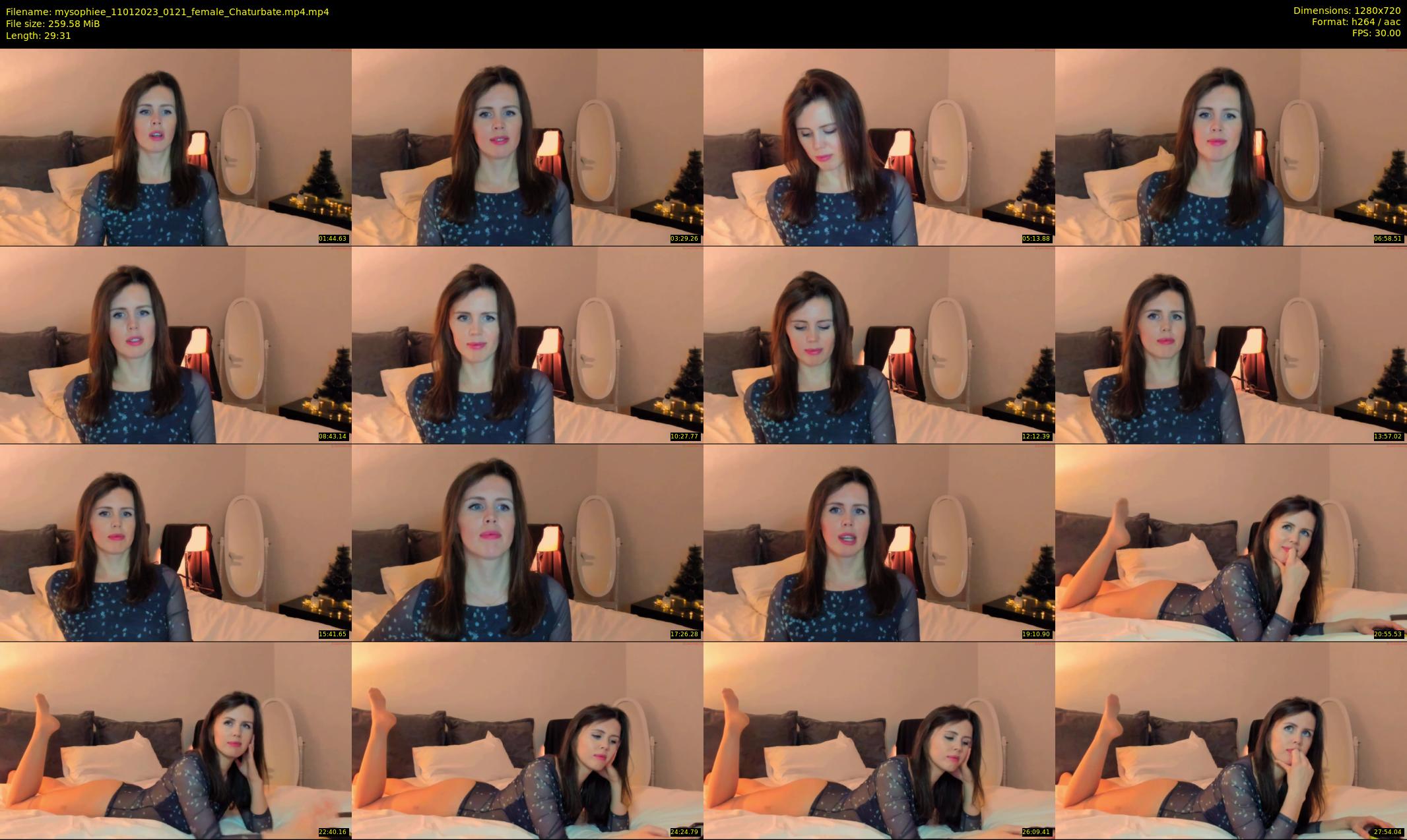 mysophiee — 30 minute Chaturbate female cam show recording, 720p, Jan 11, 2023