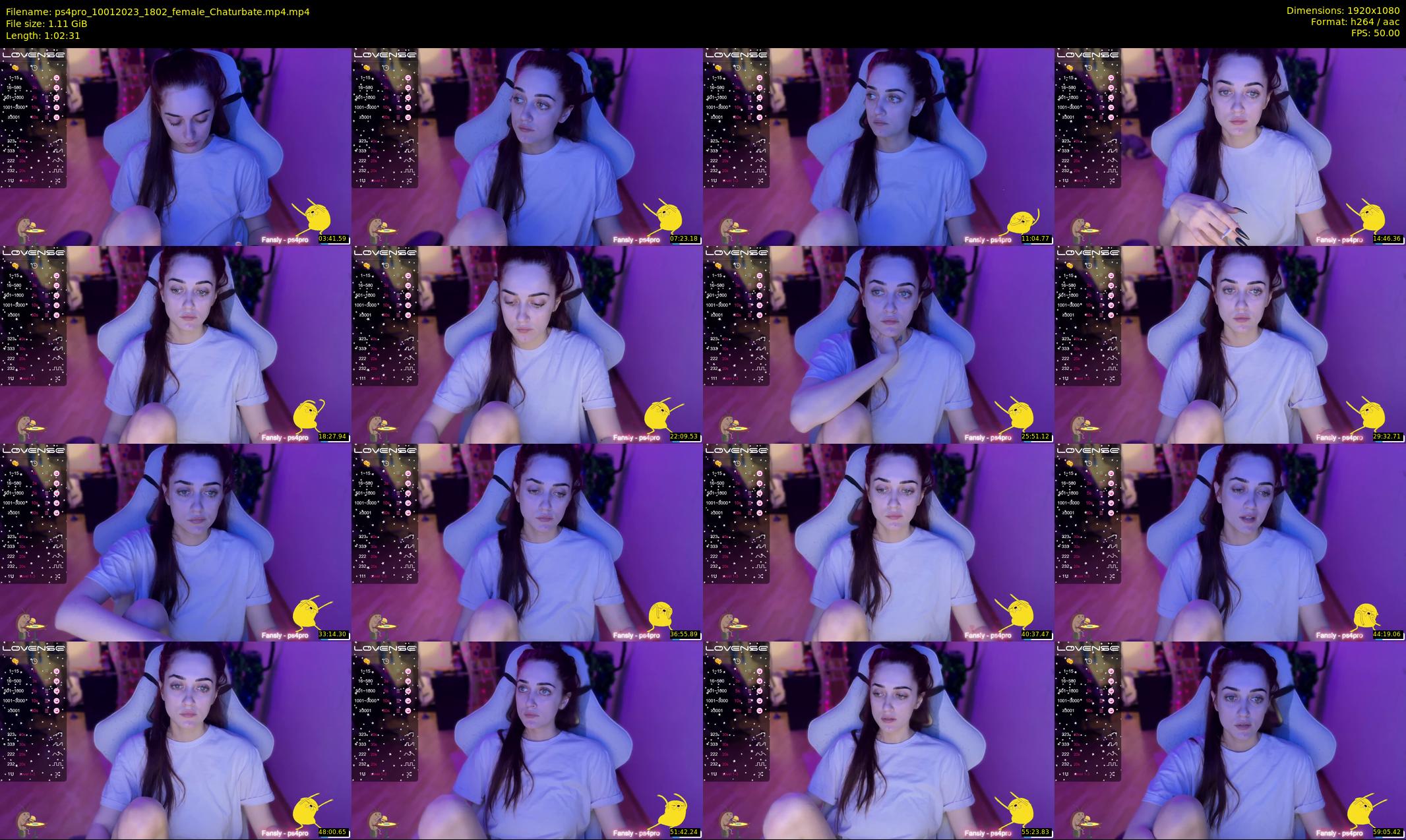 ps4pro — 63 minute Chaturbate female cam show recording, 1080p, Jan 10, 2023