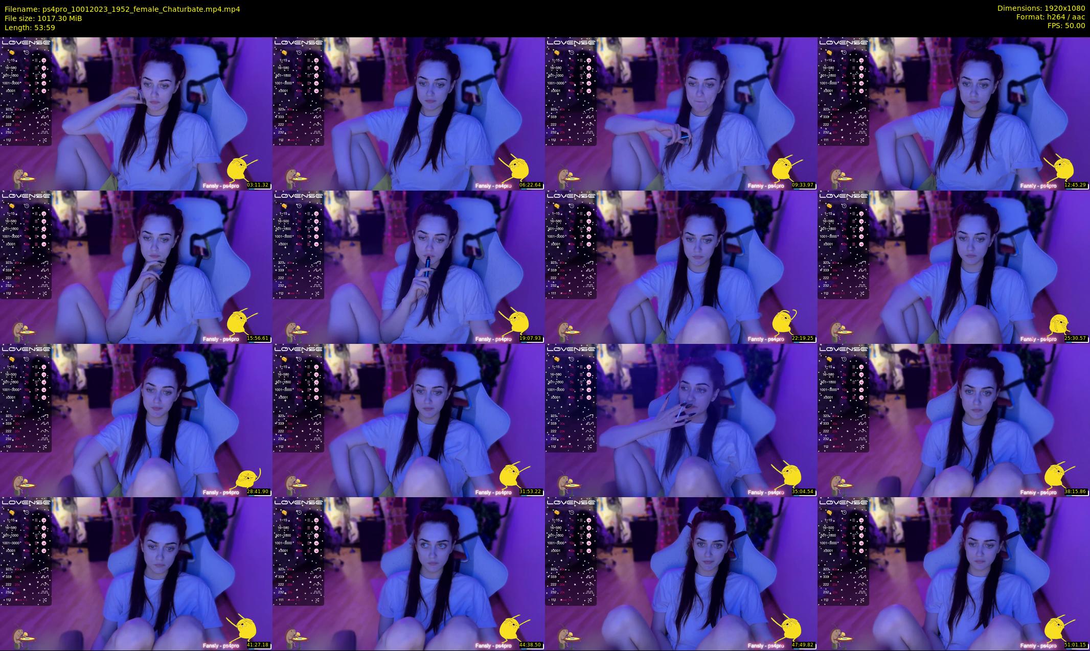 ps4pro — 54 minute Chaturbate female cam show recording, 1080p, Jan 10, 2023