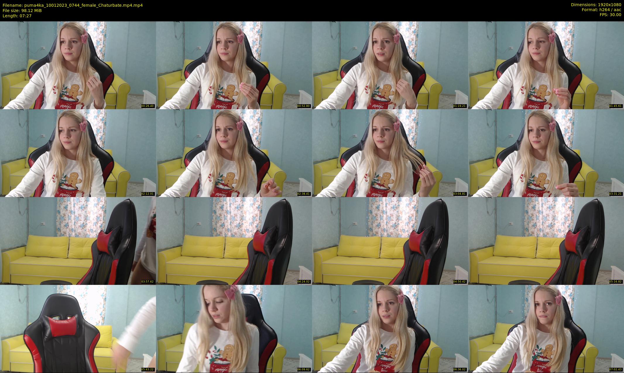 puma4ka — 8 minute Chaturbate female cam show recording, 1080p, Jan 10, 2023