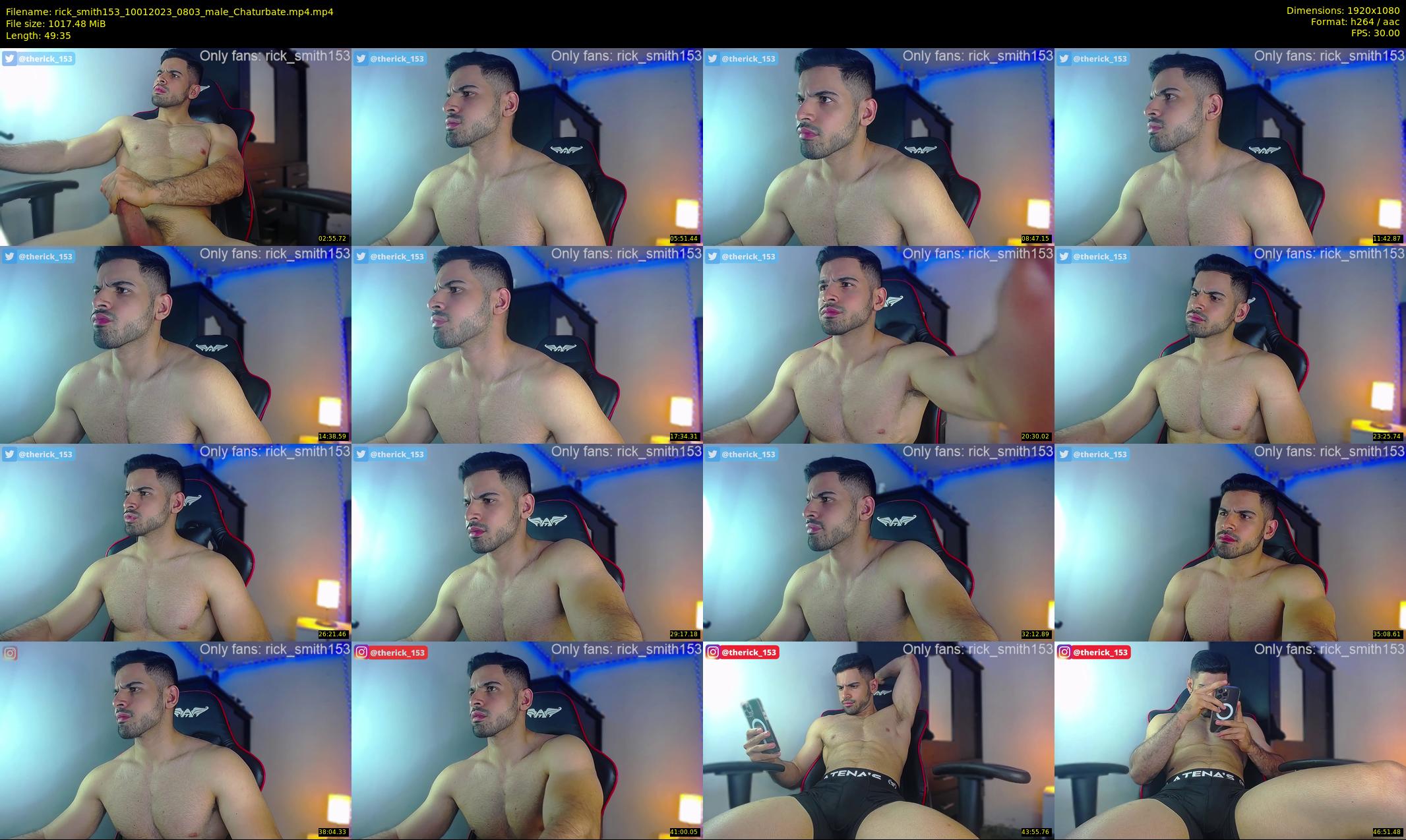 rick_smith153 — 50 minute Chaturbate male cam show recording, 1080p, Jan 10, 2023