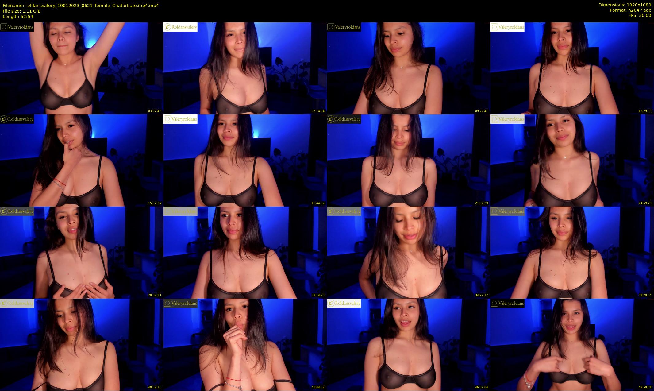 roldansvalery — 53 minute Chaturbate female cam show recording, 1080p, Jan 10, 2023