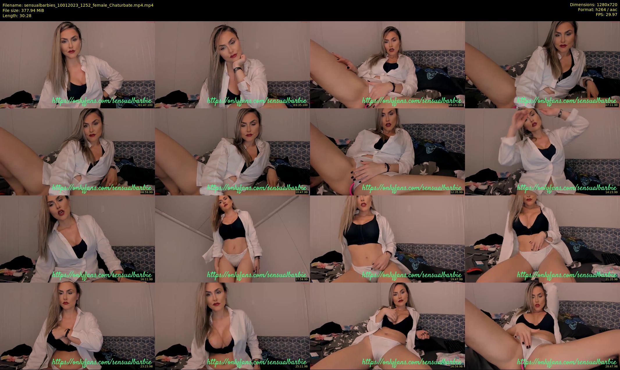 sensualbarbies — 31 minute Chaturbate female cam show recording, 720p, Jan 10, 2023