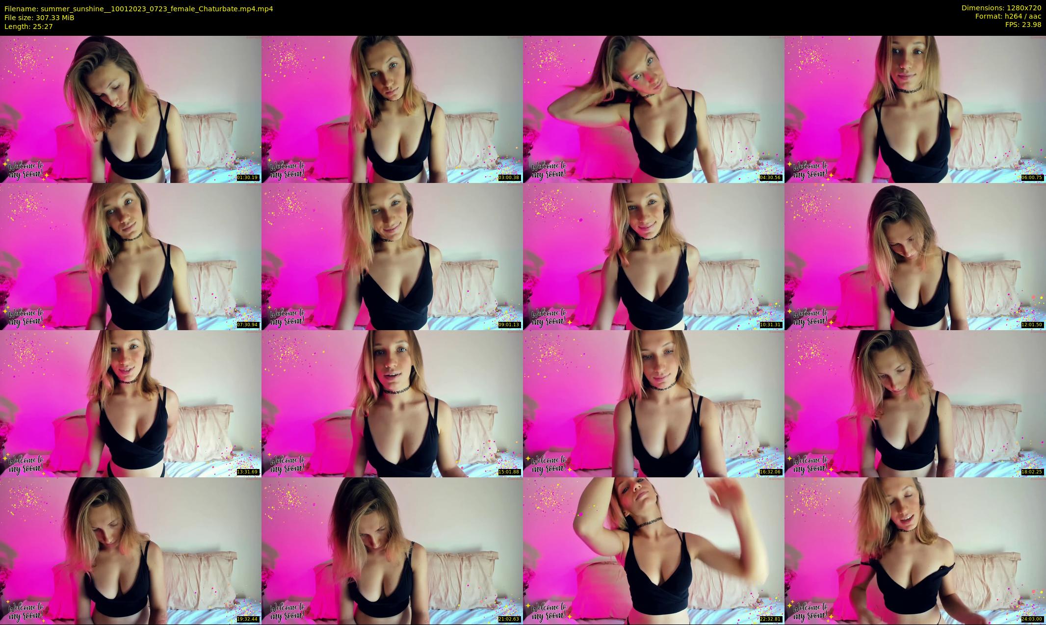 summer_sunshine_ — 26 minute Chaturbate female cam show recording, 720p, Jan 10, 2023
