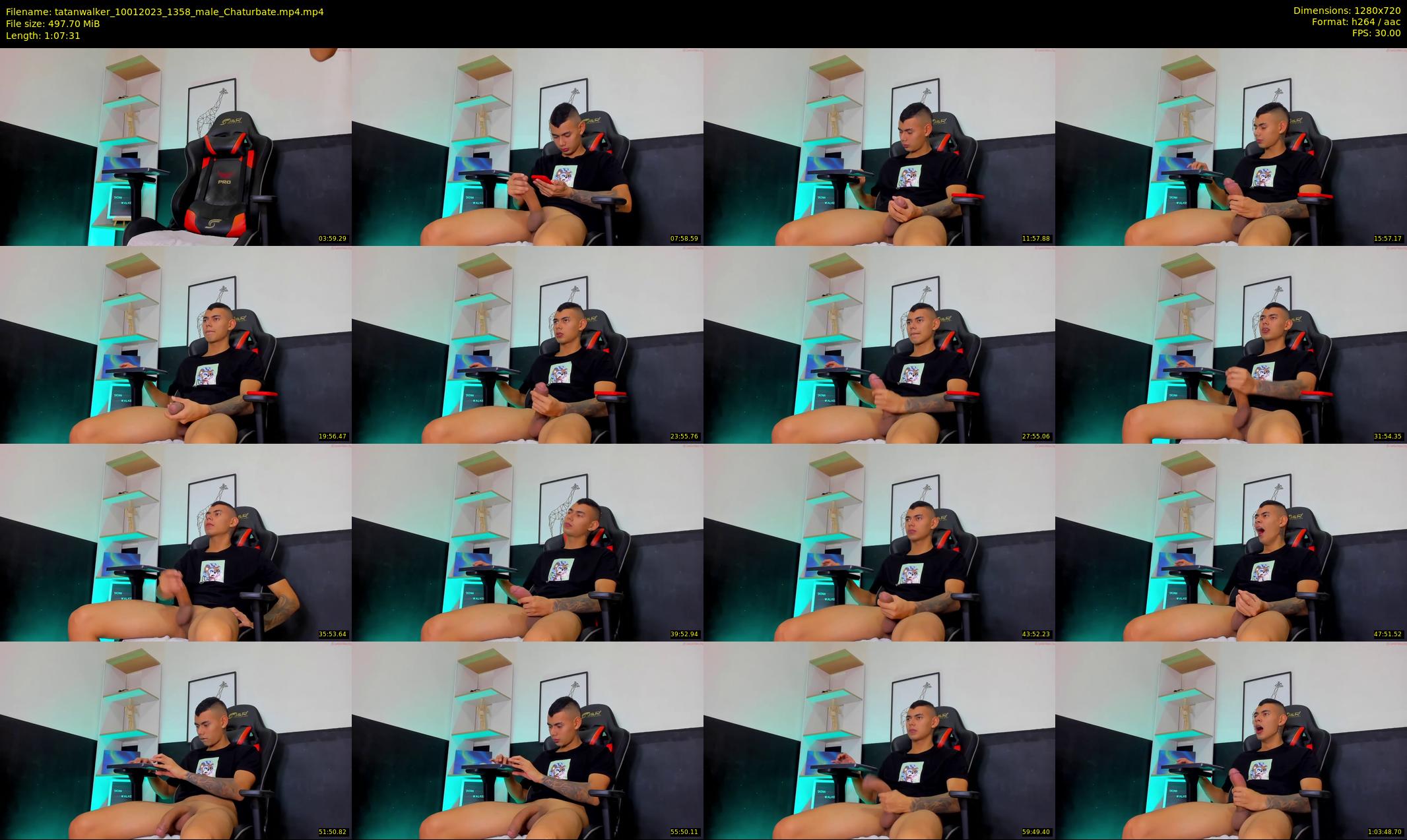 tatanwalker — 68 minute Chaturbate male cam show recording, 720p, Jan 10, 2023