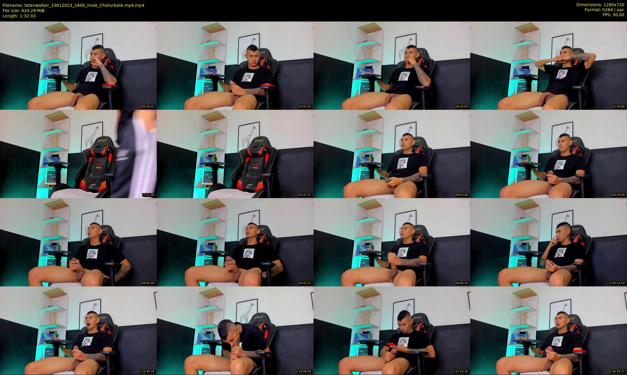tatanwalker — 93 minute Chaturbate male cam show recording, 720p, Jan 10, 2023