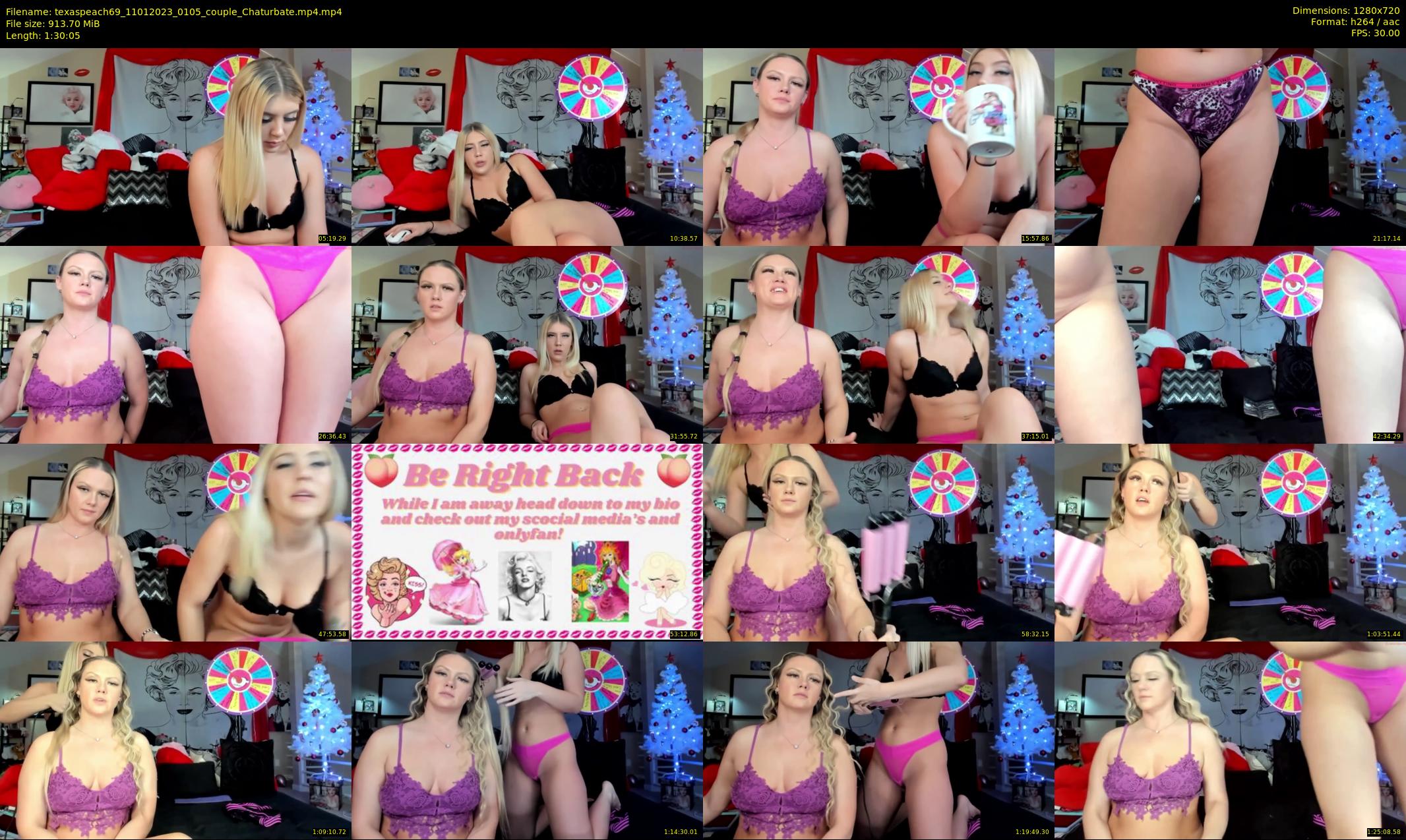 texaspeach69 — 91 minute Chaturbate female cam show recording, 720p, Jan 11, 2023