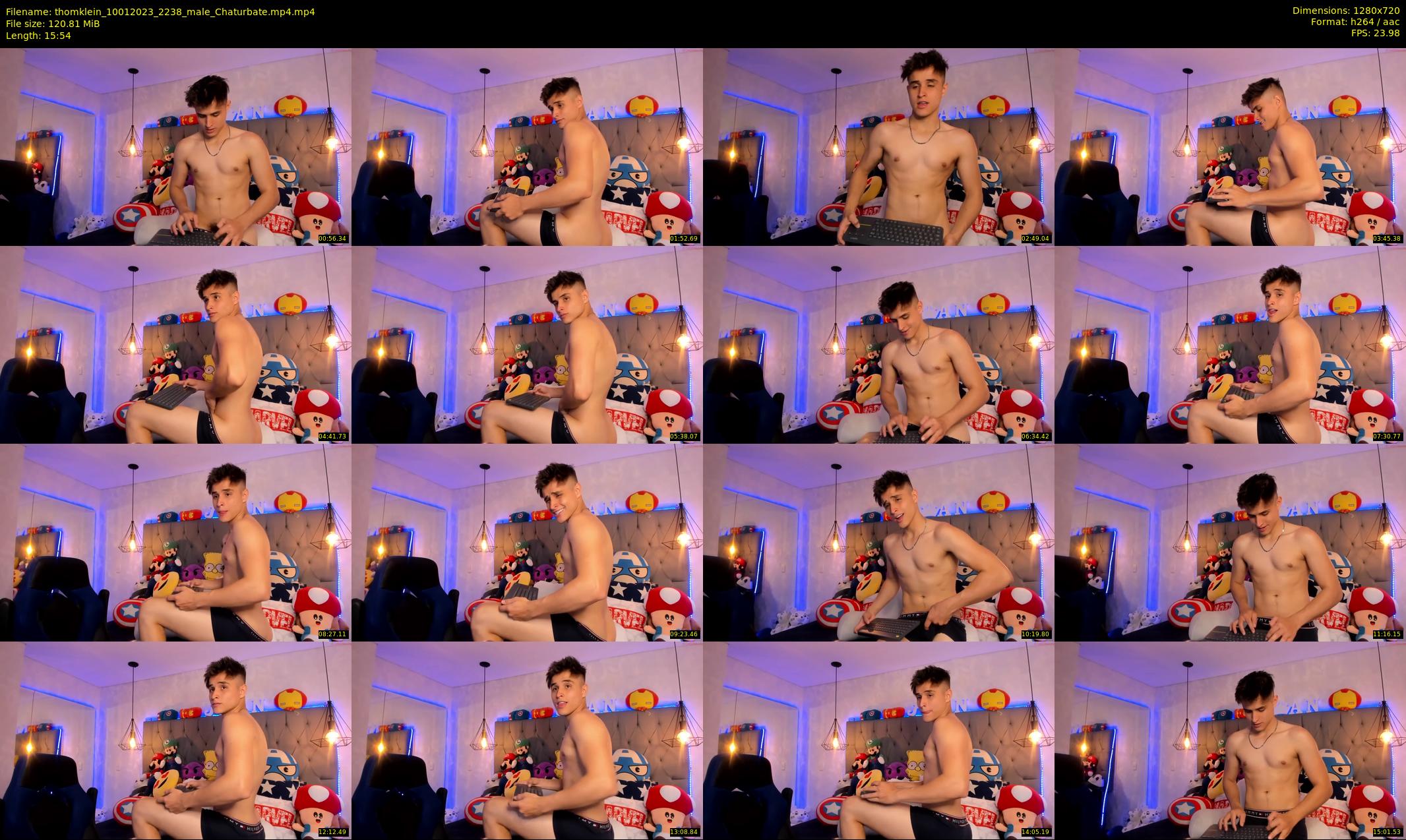 thomklein — 16 minute Chaturbate male cam show recording, 720p, Jan 10, 2023