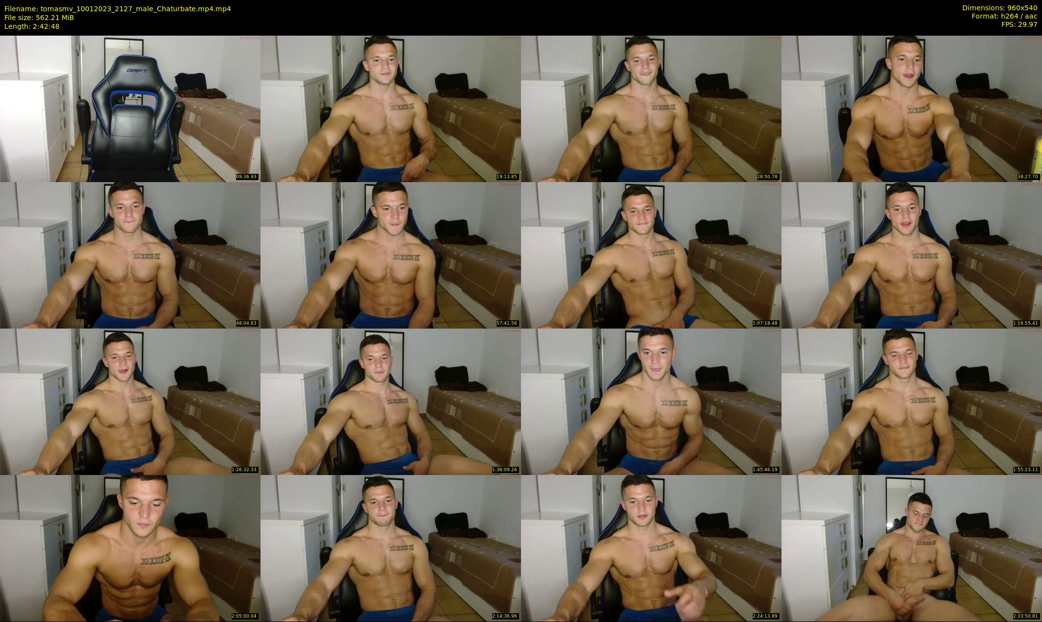 tomasmv — 163 minute Chaturbate male cam show recording, 480p, Jan 10, 2023
