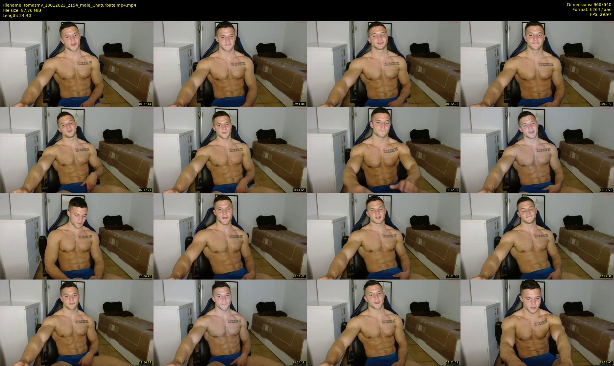 tomasmv — 25 minute Chaturbate male cam show recording, 480p, Jan 10, 2023