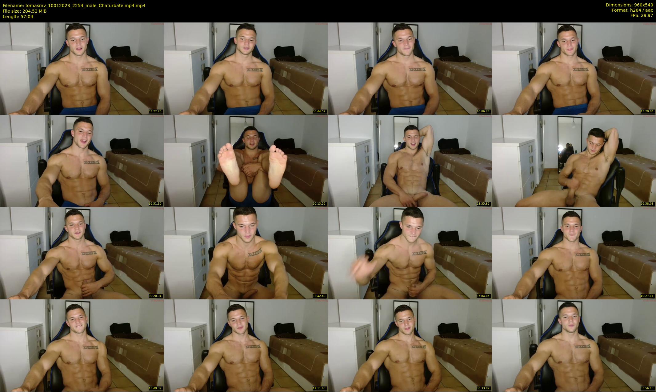 tomasmv — 58 minute Chaturbate male cam show recording, 480p, Jan 10, 2023