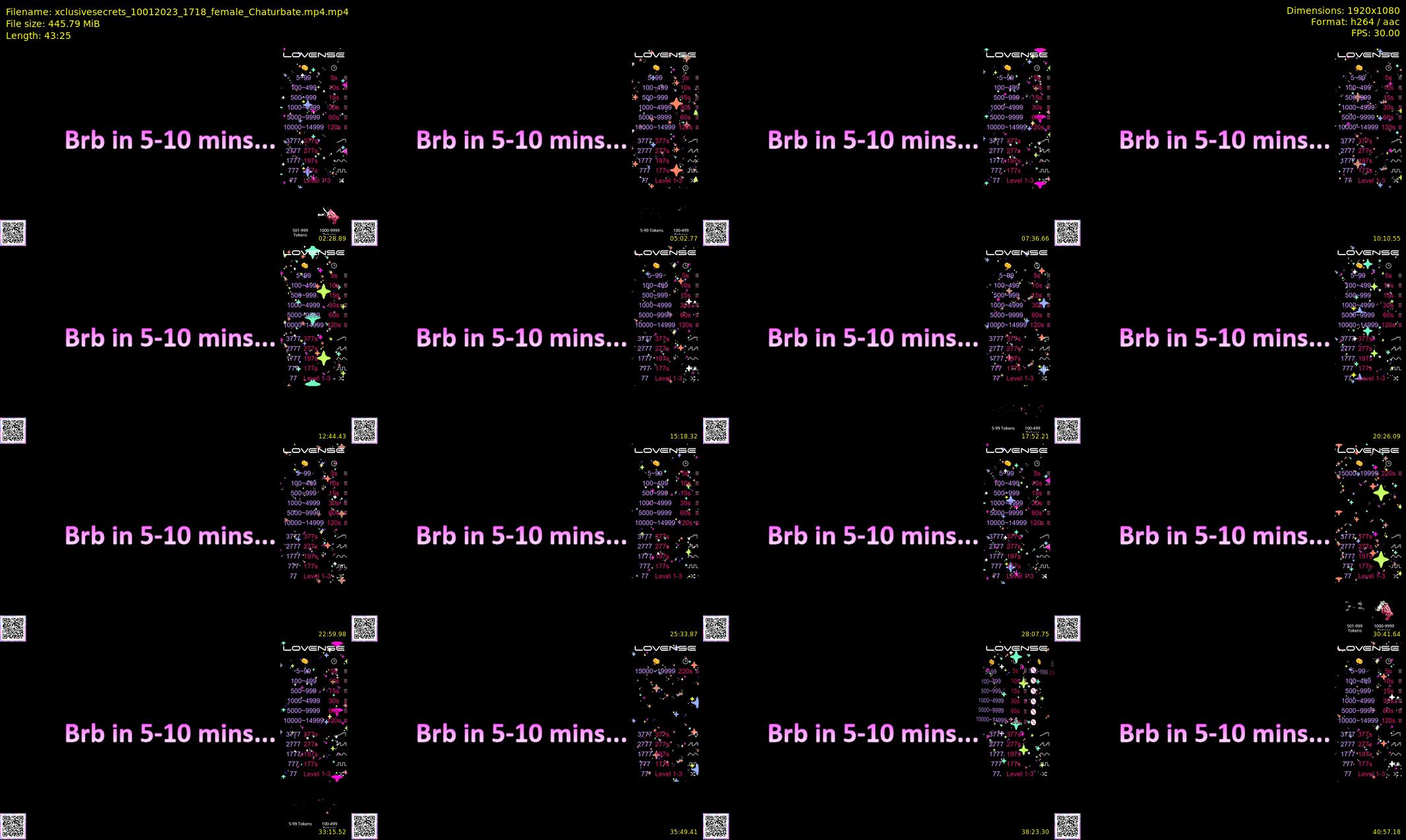 xclusivesecrets — 44 minute Chaturbate female cam show recording, 1080p, Jan 10, 2023